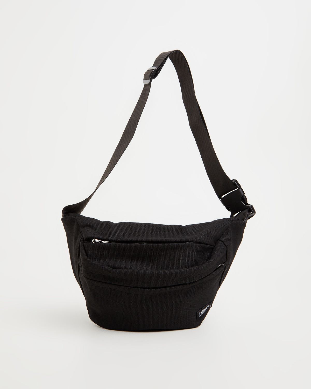 Canvas Satchel Bag in Black BLACK