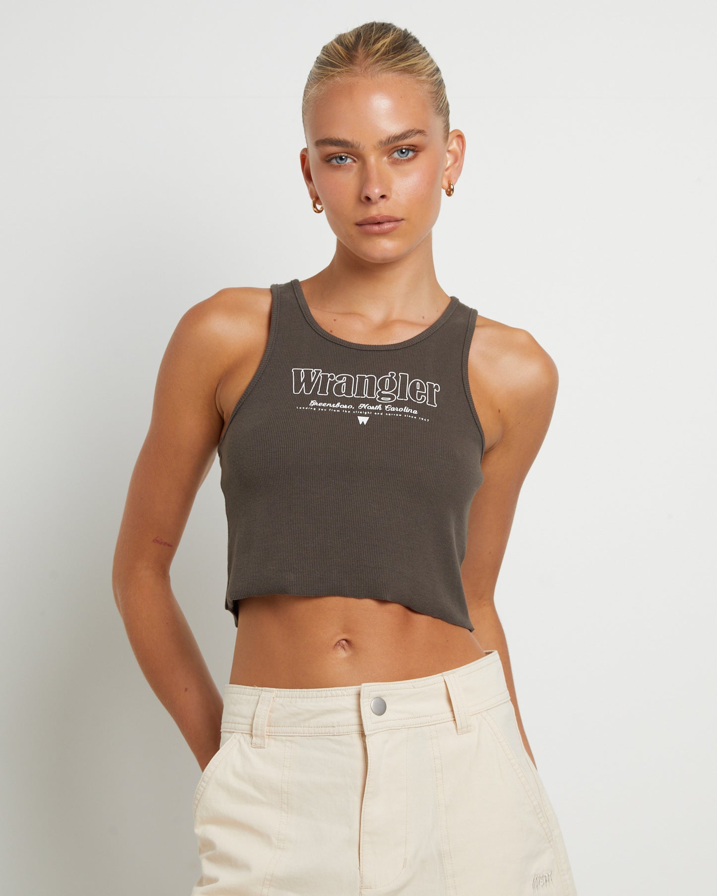 Lenny Tank Top in Southern Slate