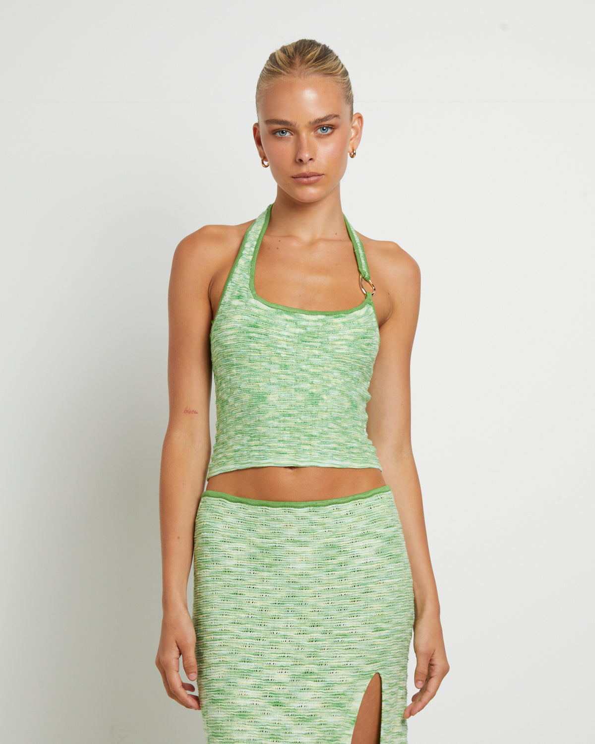 Ombre Asymmetric Knit Top CITRUS G