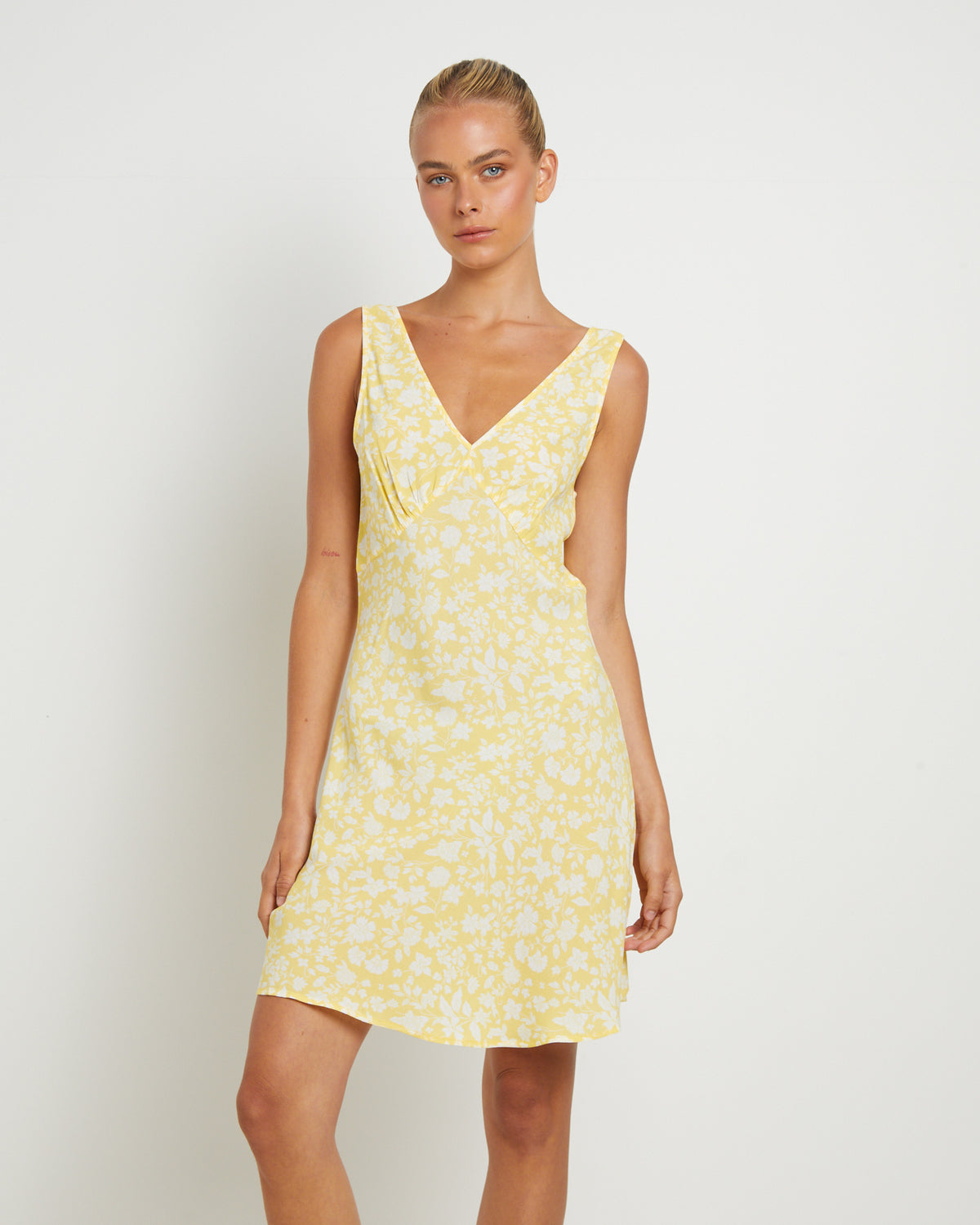 Eliza Mini Dress in Valerie Floral SUN
