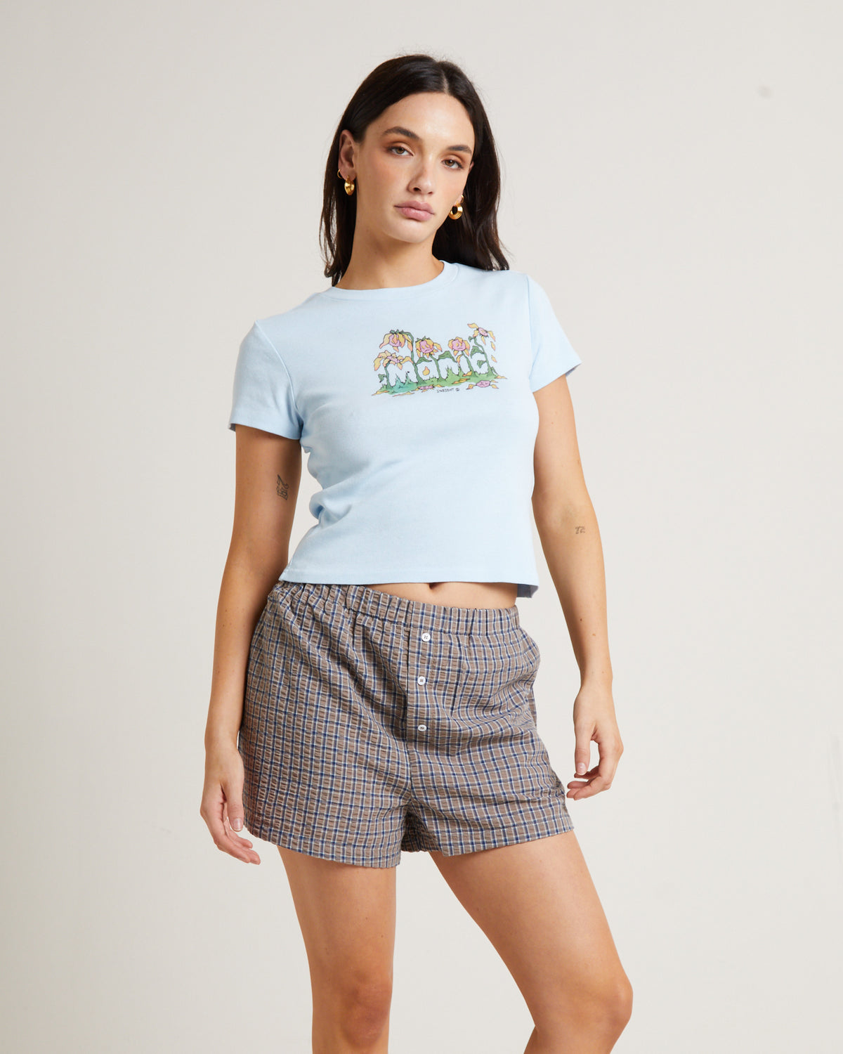 Growth Mini Tee in Baby Blue BLUE