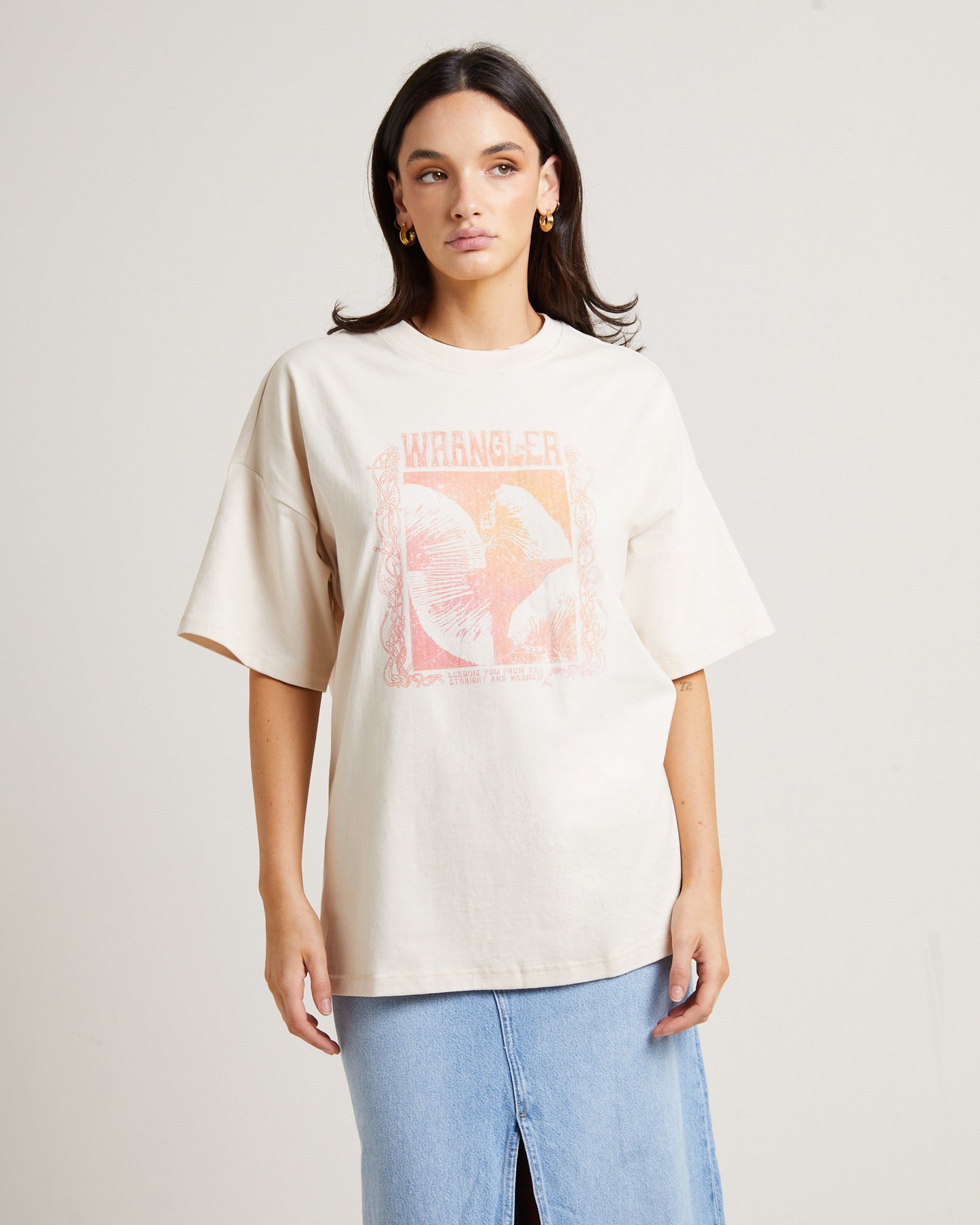 Boxy Slouch T-Shirt in Enochi Ecru