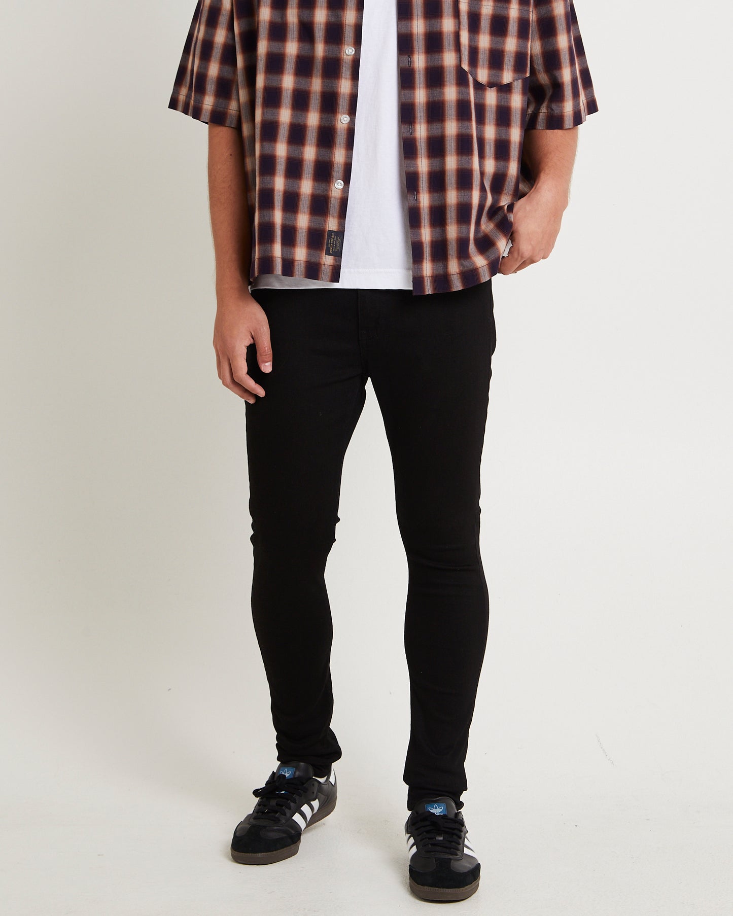 Z-One Skinny Denim Jeans True Black