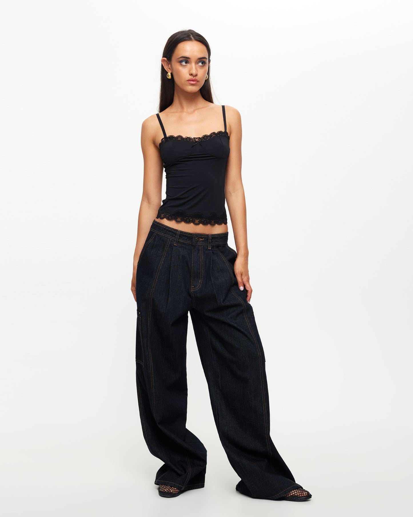 Top Model Cami in Black