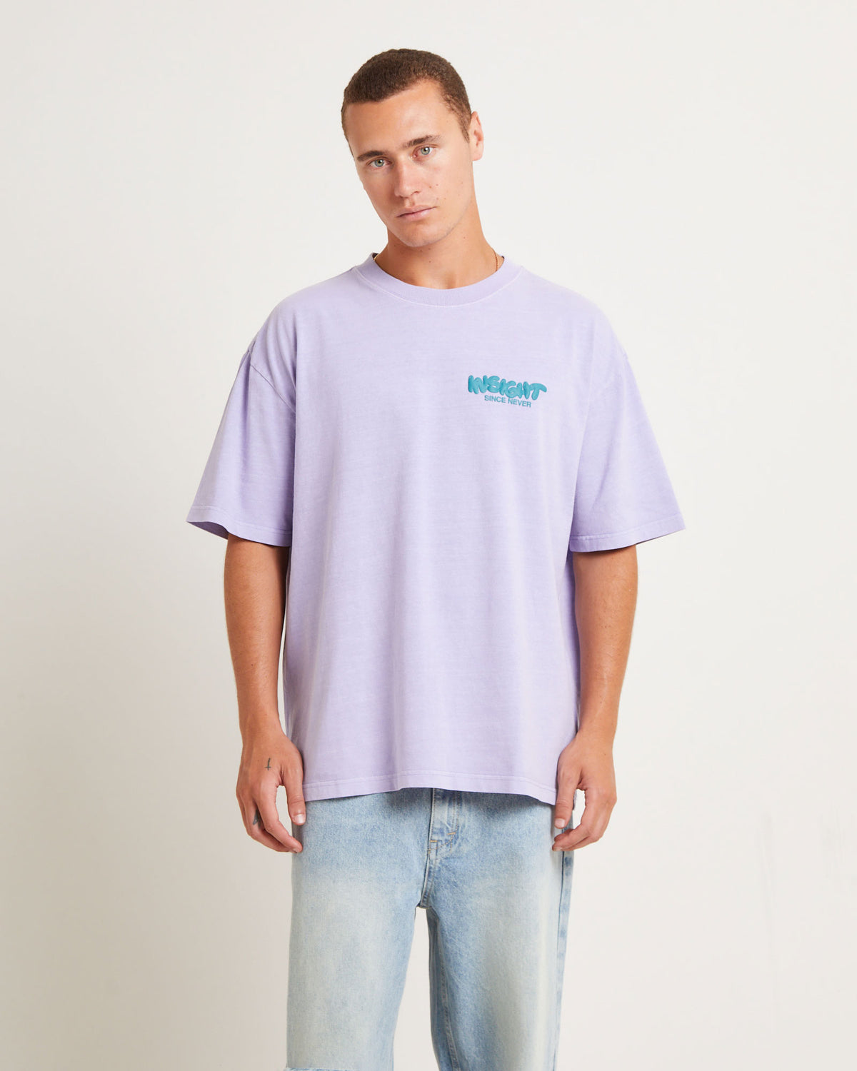 Narli Short Sleeve T-Shirt in Lavender LAVENDAR