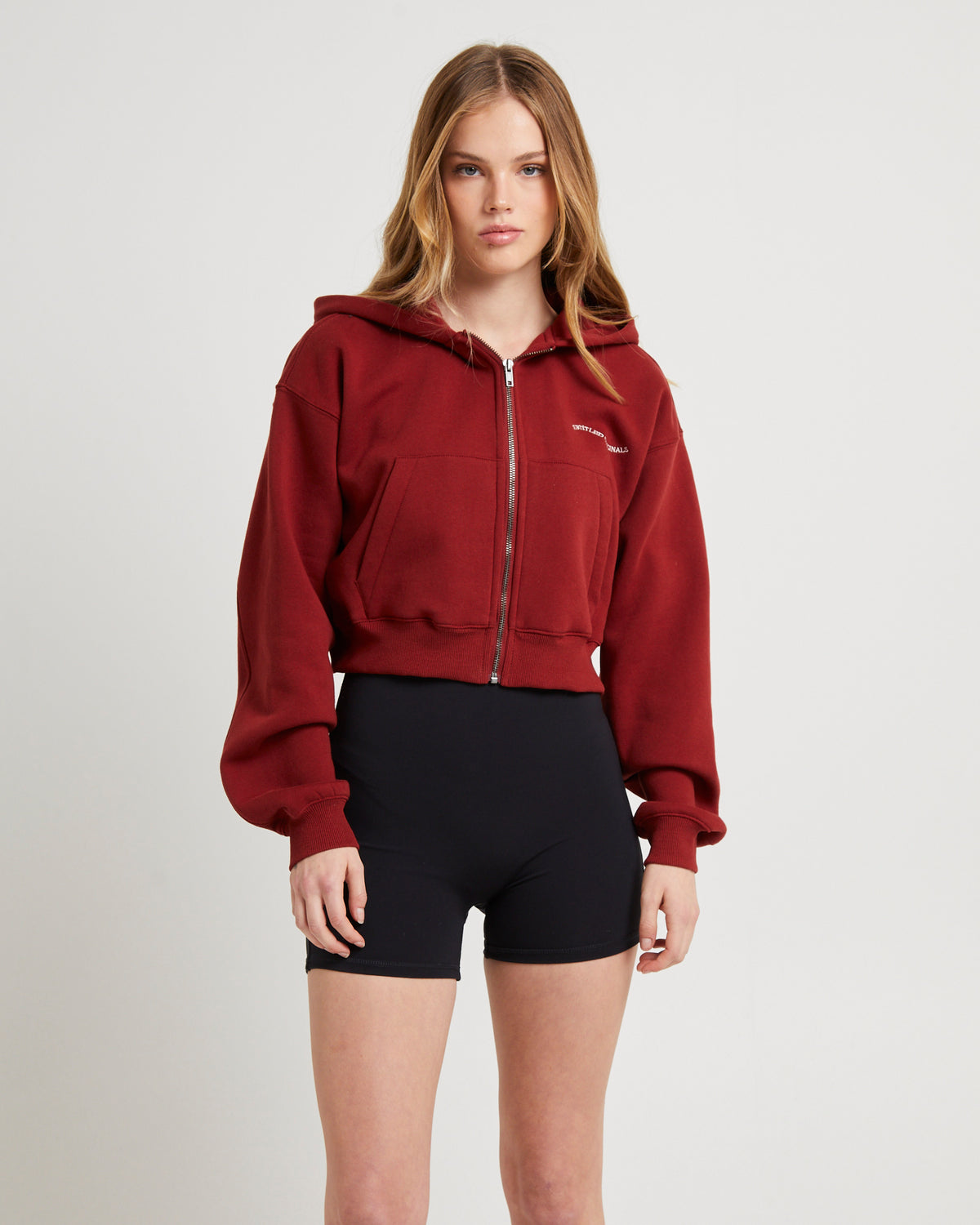 Wave Origin Zip Hoodie BERRY