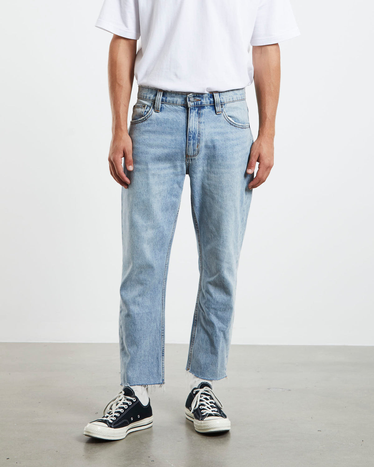 Relaxo Chop Straight Denim Jeans DENIM