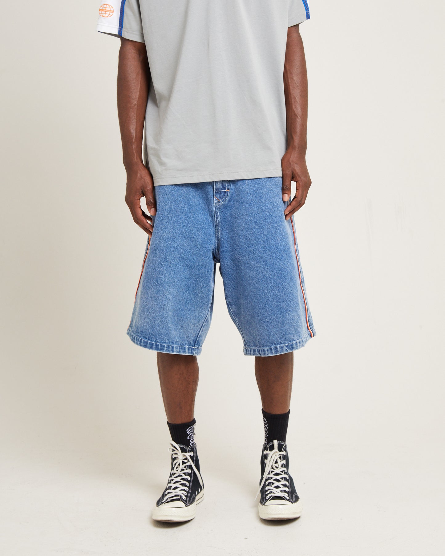 Flip Daddy Draggin Denim Jorts Middy Blue