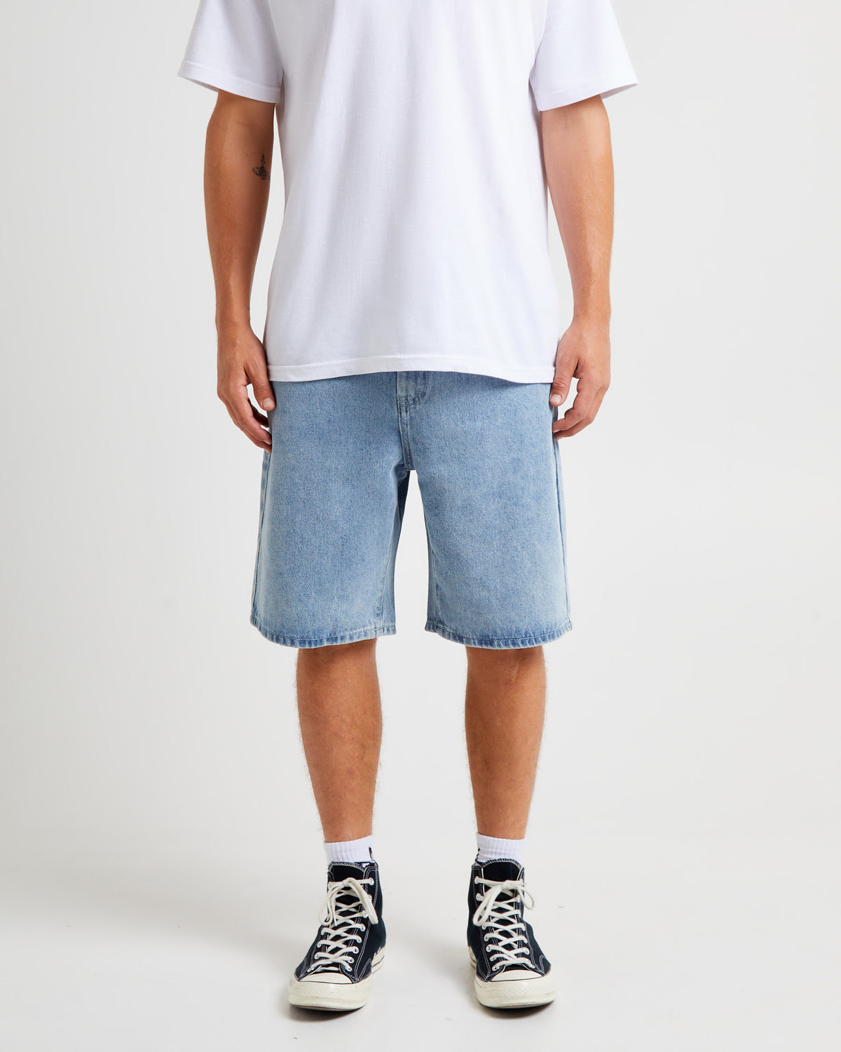 Big Ol Denim Shorts Light Blue LIGHT