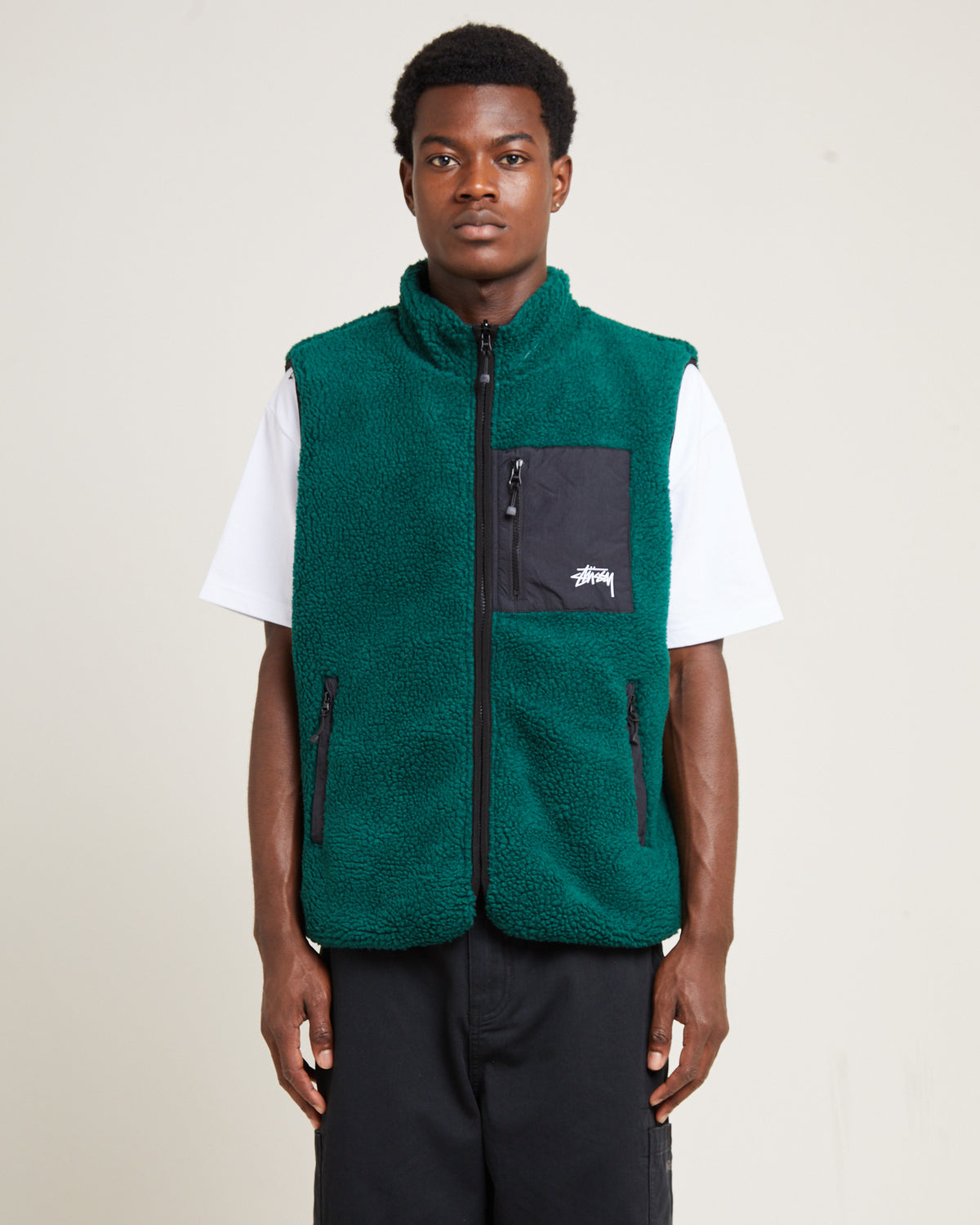 Sherpa Reversible Vest Teal TEAL