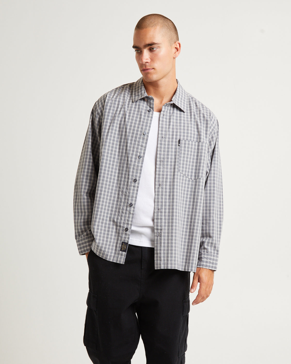 Skate Long Sleeve Shirt Grey GREY