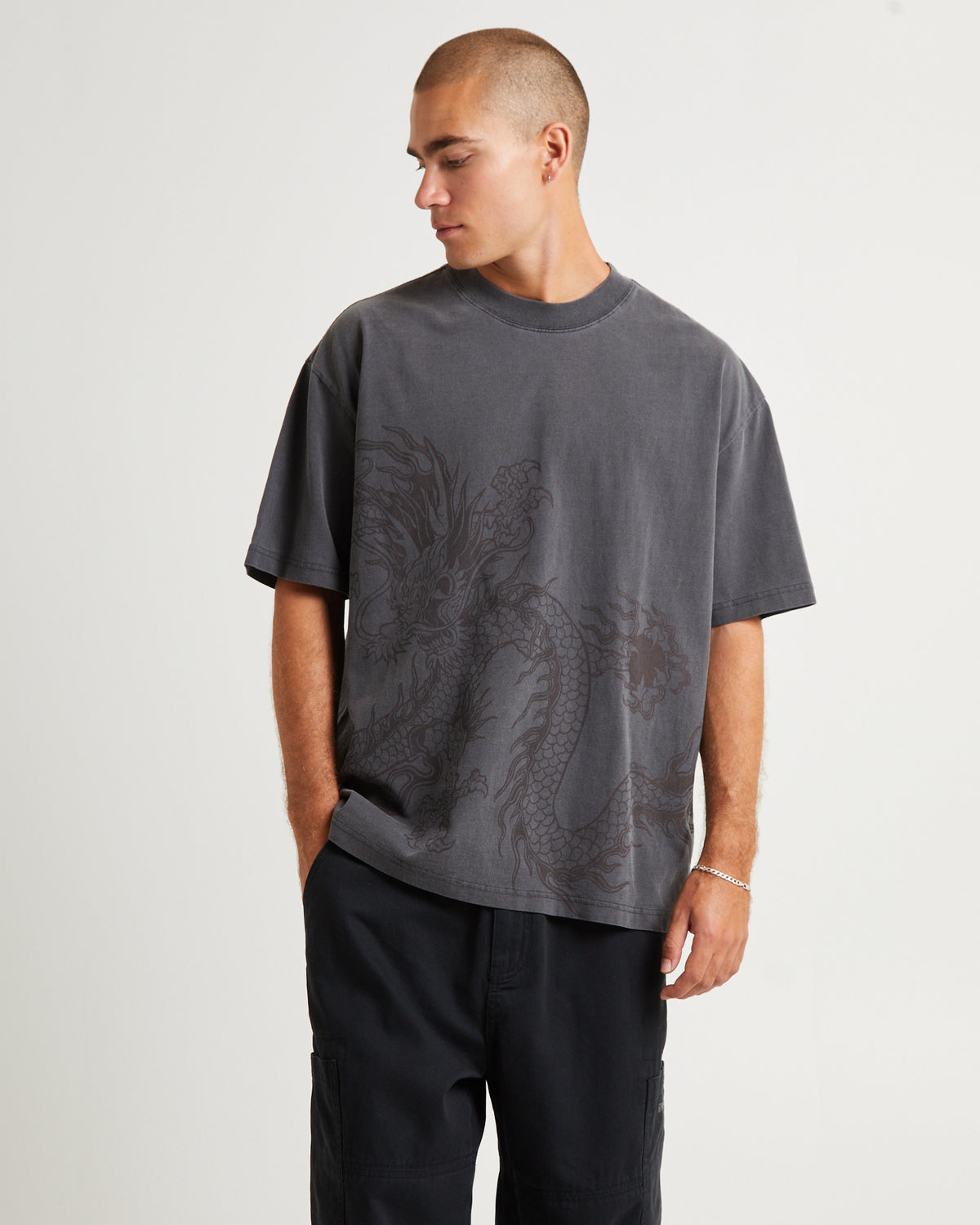 Saigon Short Sleeve T-Shirt Vintage Black VINTAGE BLACK