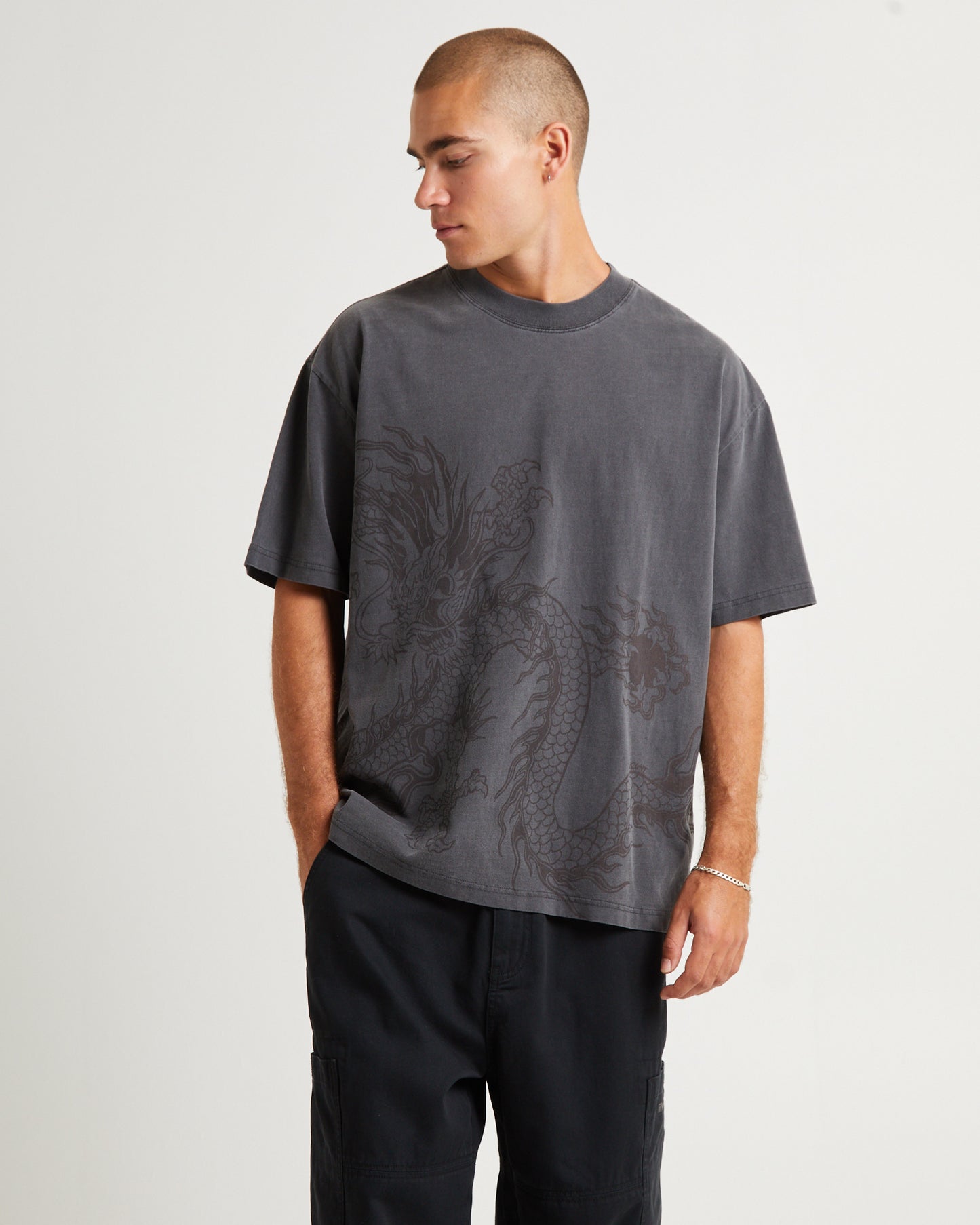 Saigon Short Sleeve T-Shirt Vintage Black