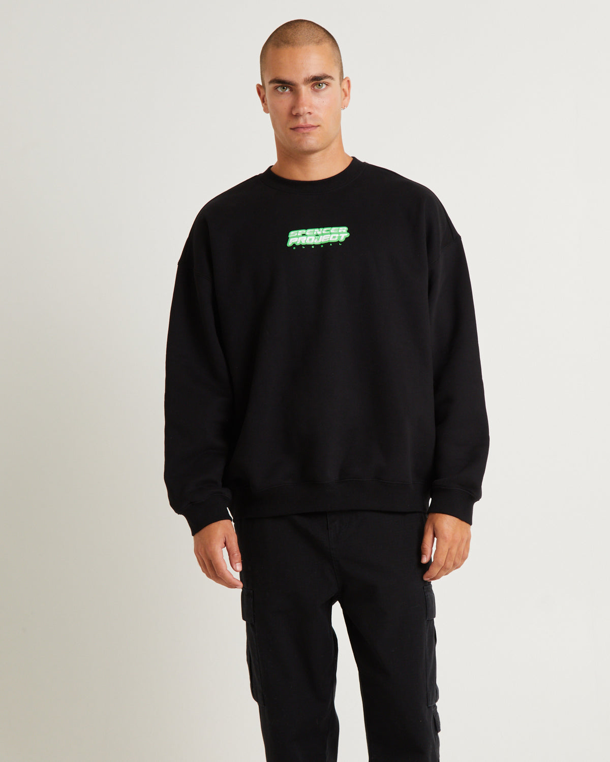 Tech Crew Jumper Black BLACK