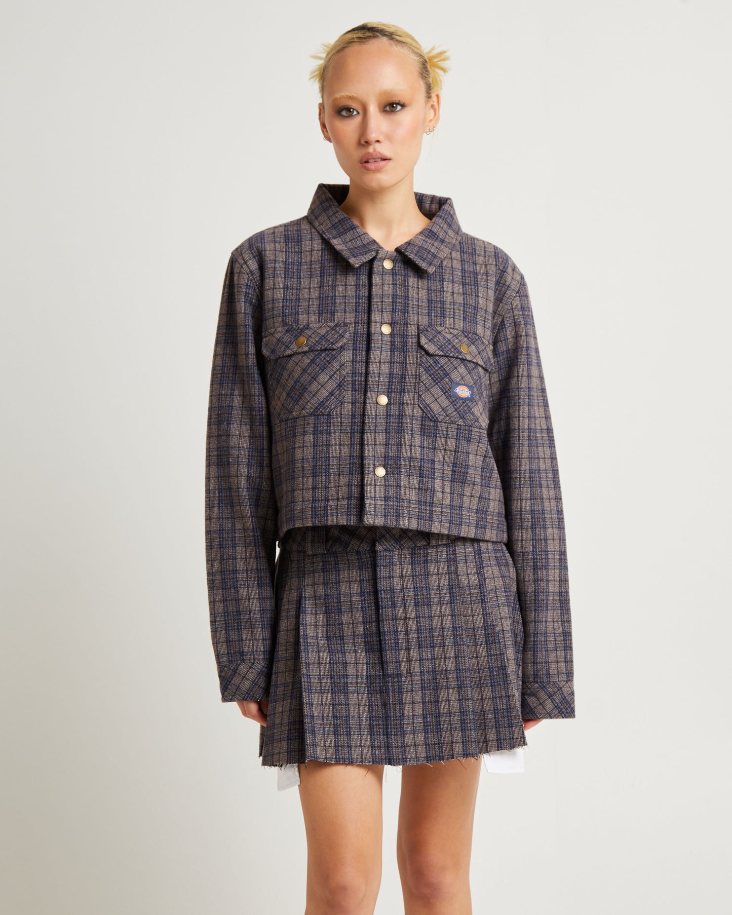 Rancher Jacket Navy Plaid