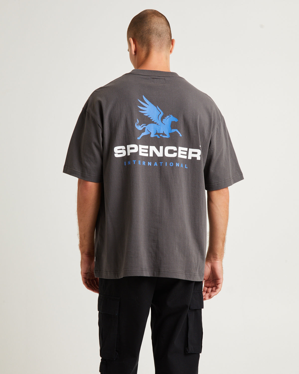 Pegasus Short Sleeve T-Shirt Charcoal CHARCOAL