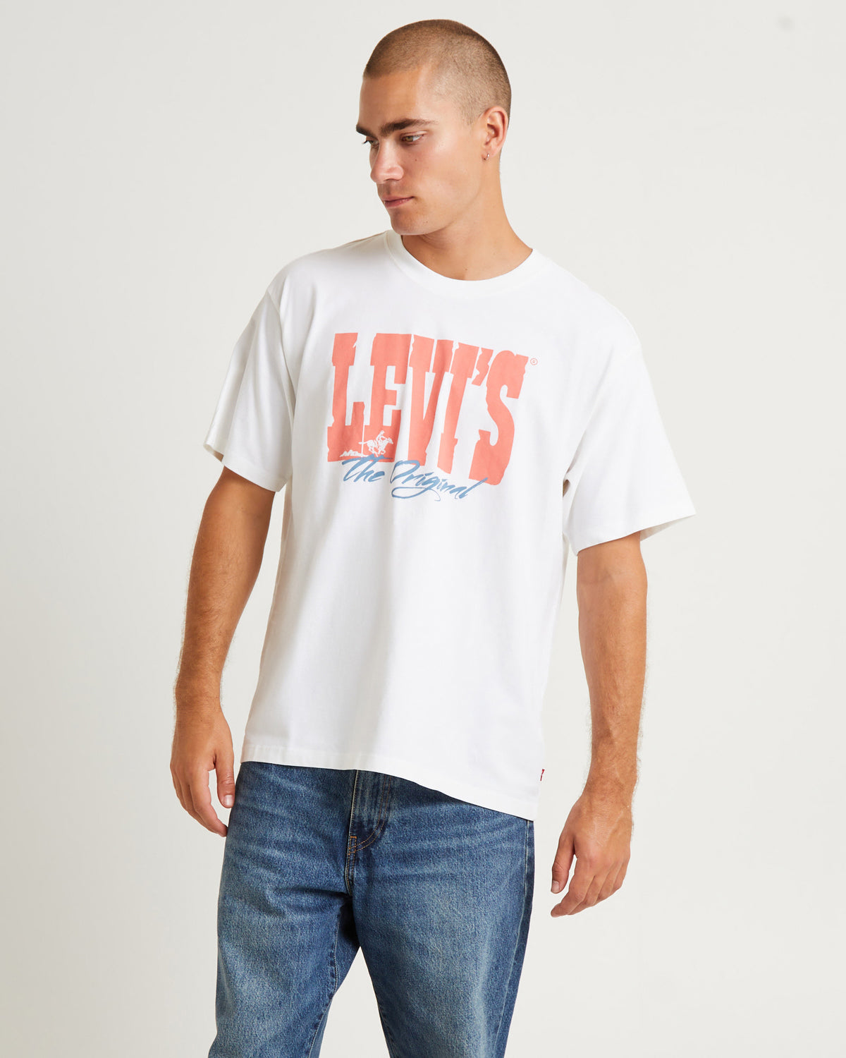 Vintage Fit Graphic T-Shirt White LEVI ARCHIVAL WHITE