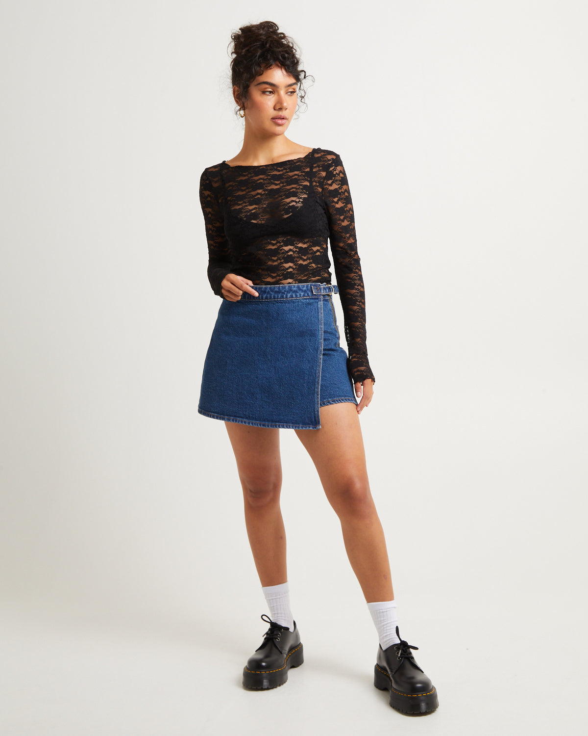 Denim Skort Eco Ruby ORGANIC DARK BLUE