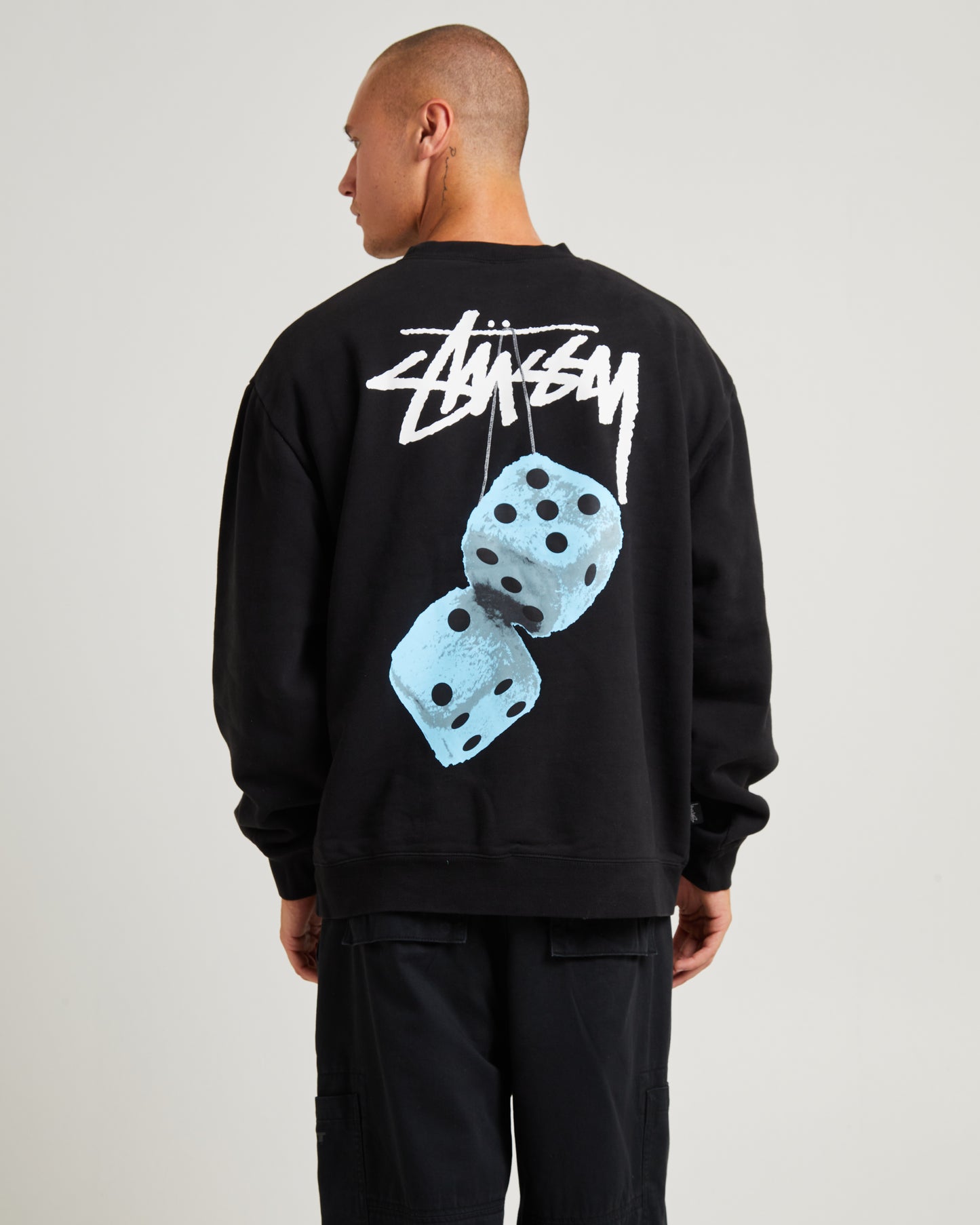 Fuzzy Dice Fleece Crew Jumper