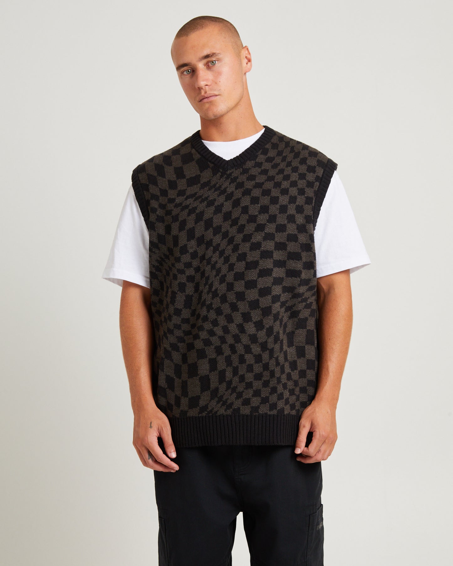 Tripped Out Knitted Vest