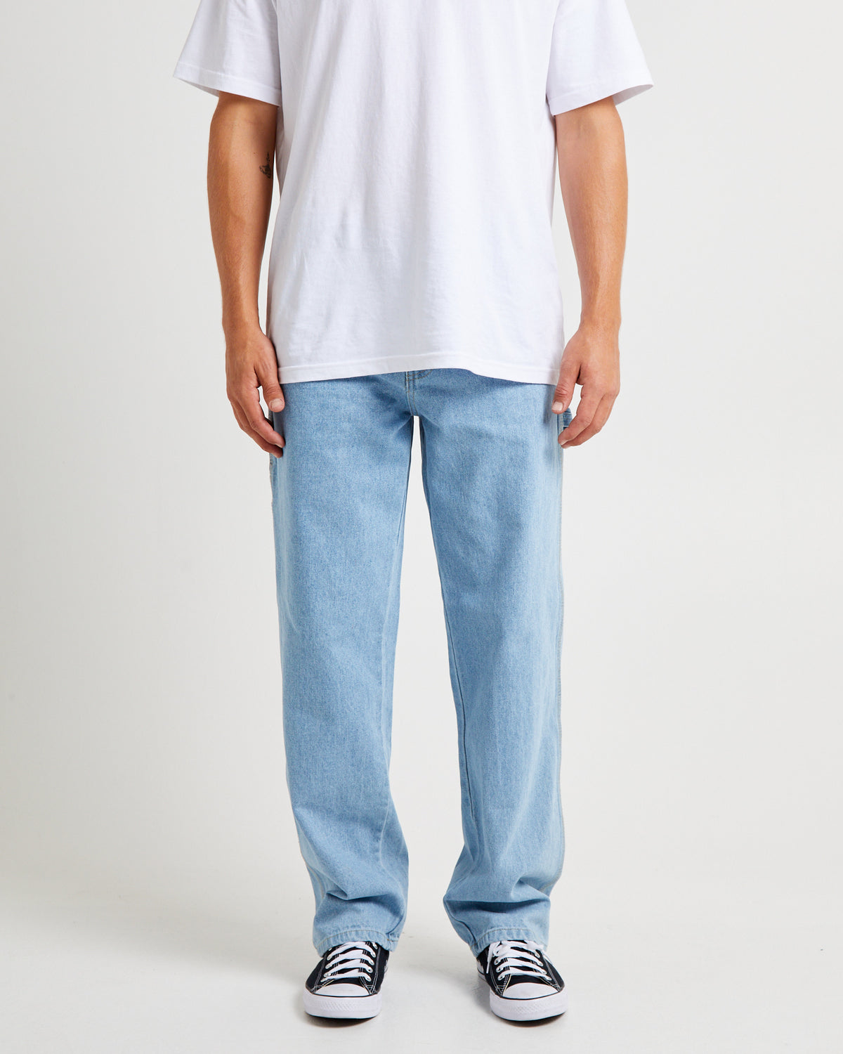 Relaxed Fit Carpenter Denim Jeans Light LIGHT INDIGO
