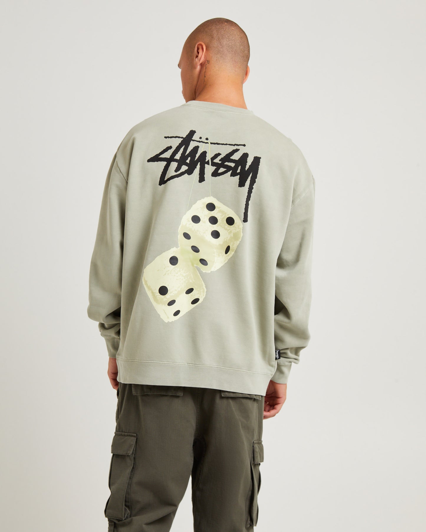 Fuzzy Dice Fleece Crew Jumper