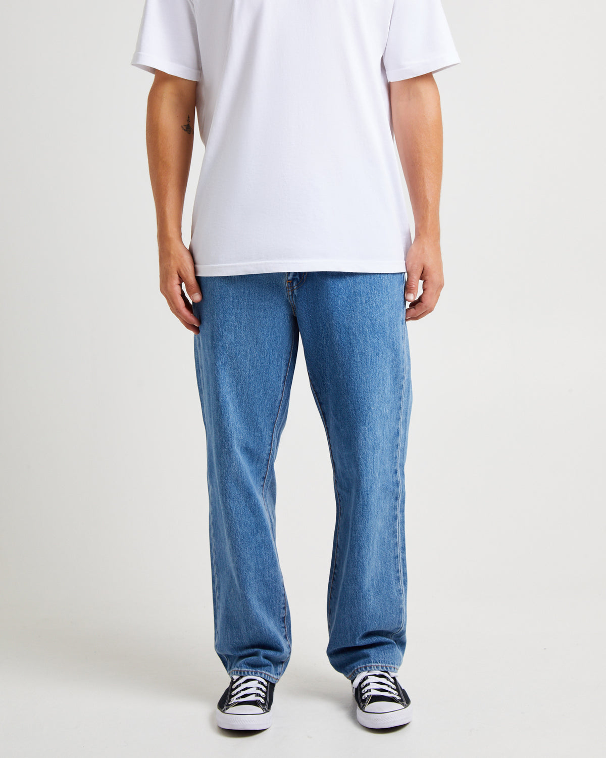 568 Stay Loose Denim Jeans Essentials BLUE ESSENTIALS