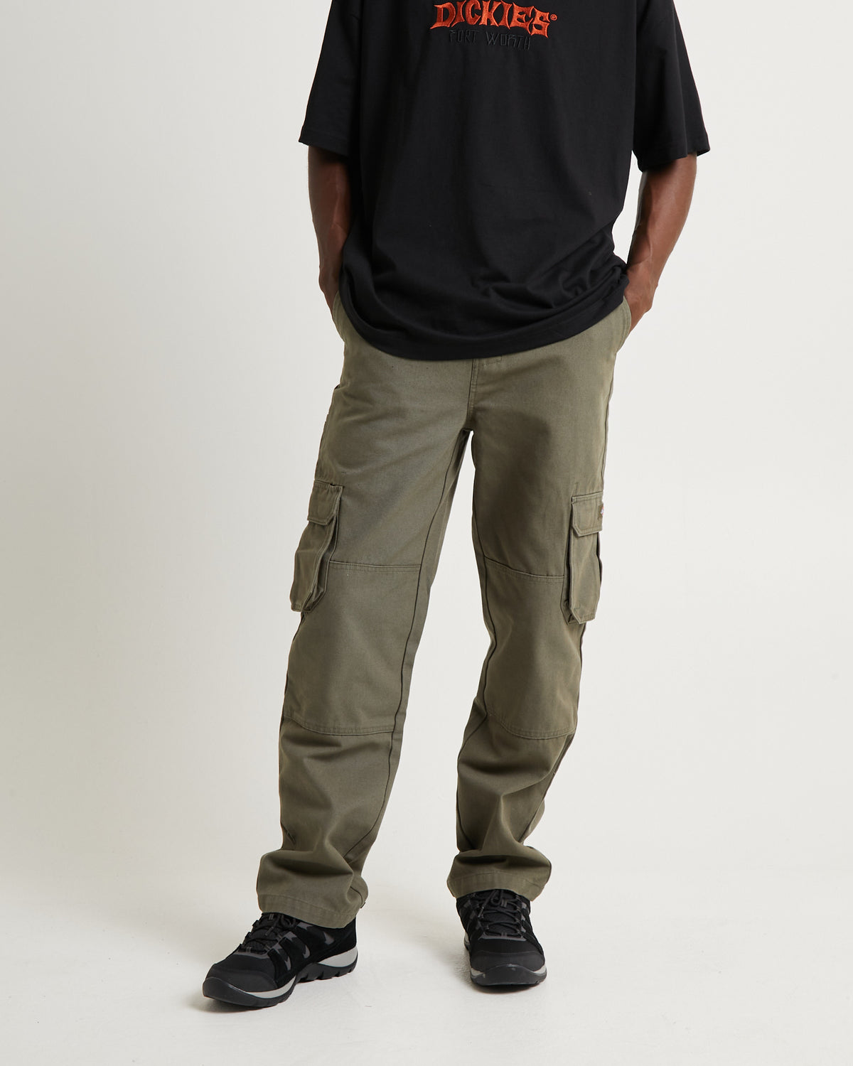 85-283 Cargo Canvas Pants Khaki KHAKI