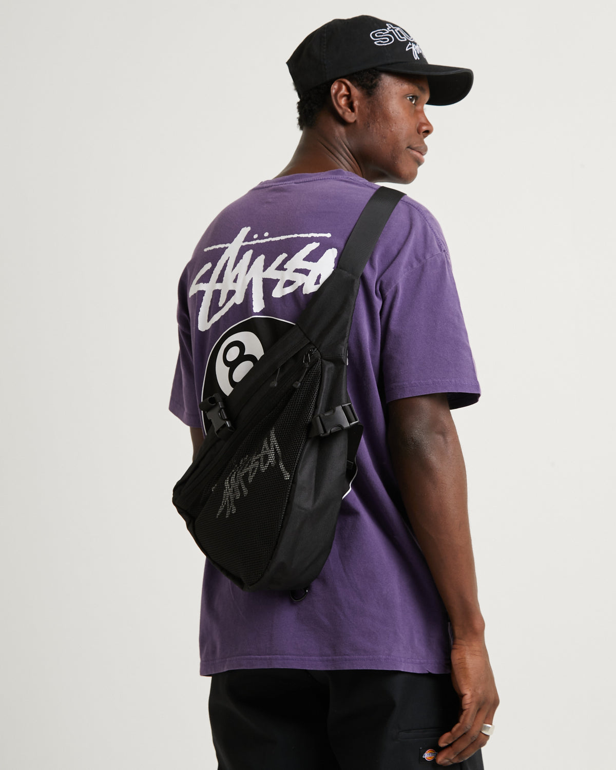 Graffiti Sling Bag Black BLACK