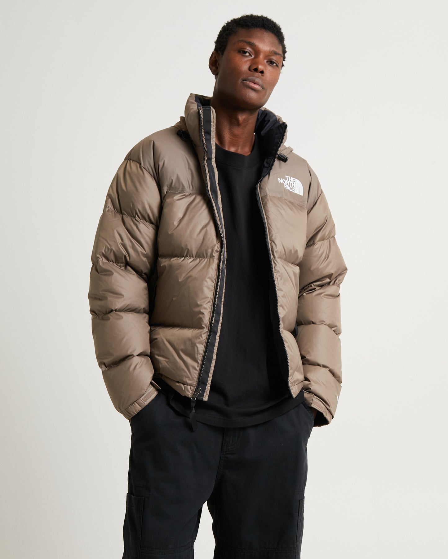 1996 Retro Nuptse Jacket Falcon Brown