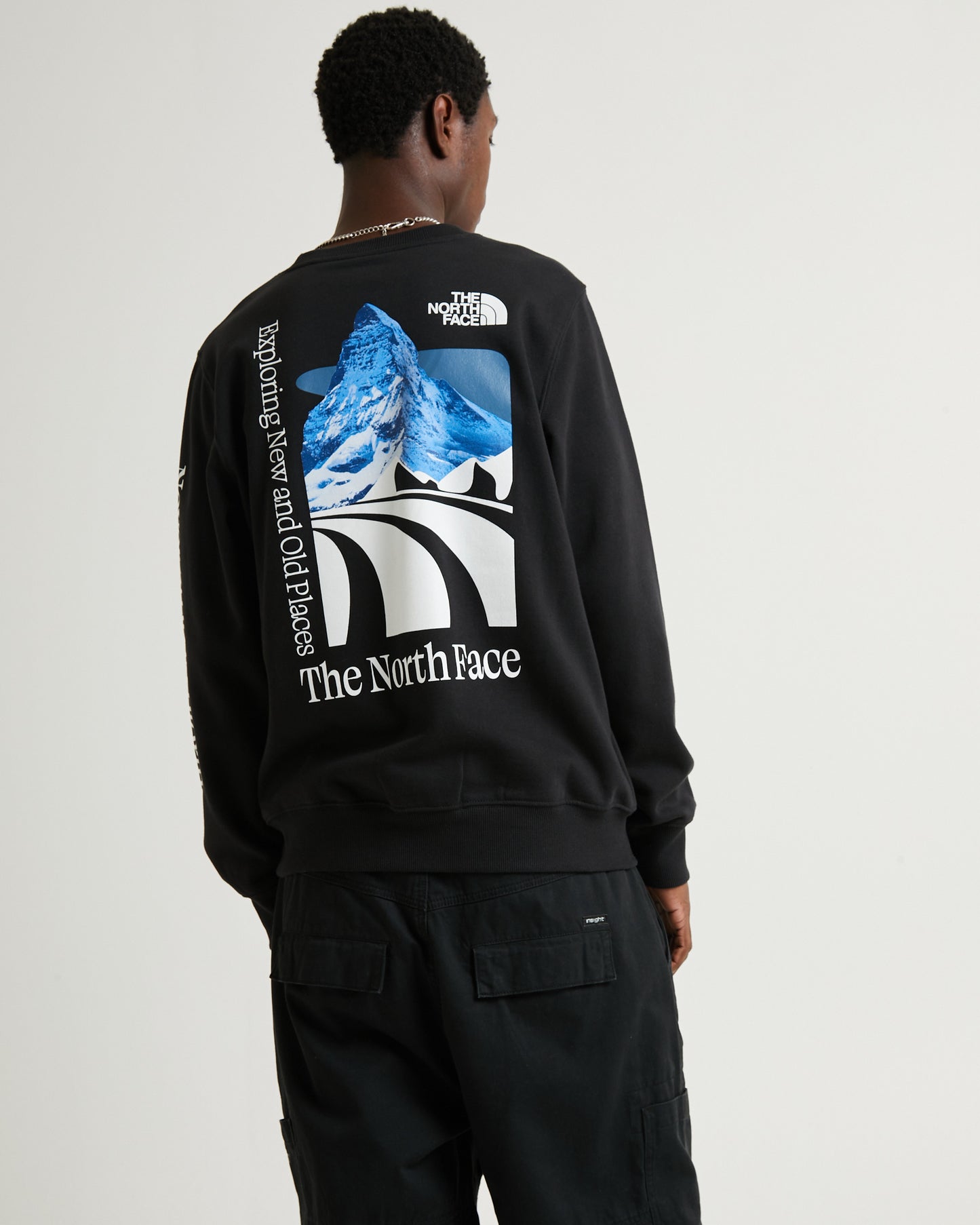 Places We Love Crew Neck Jumper Black