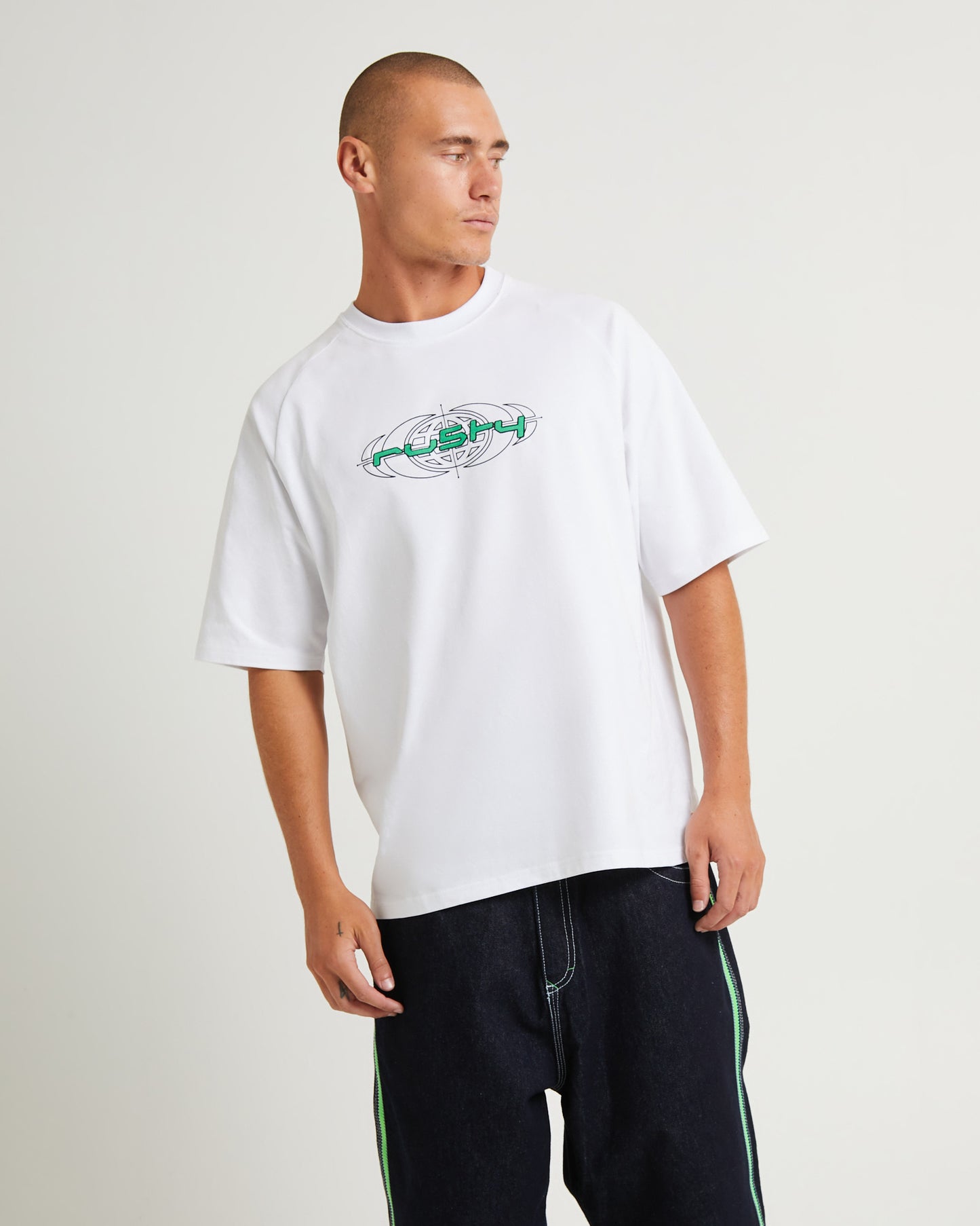 Morpheus Short Sleeve Raglan T-Shirt White