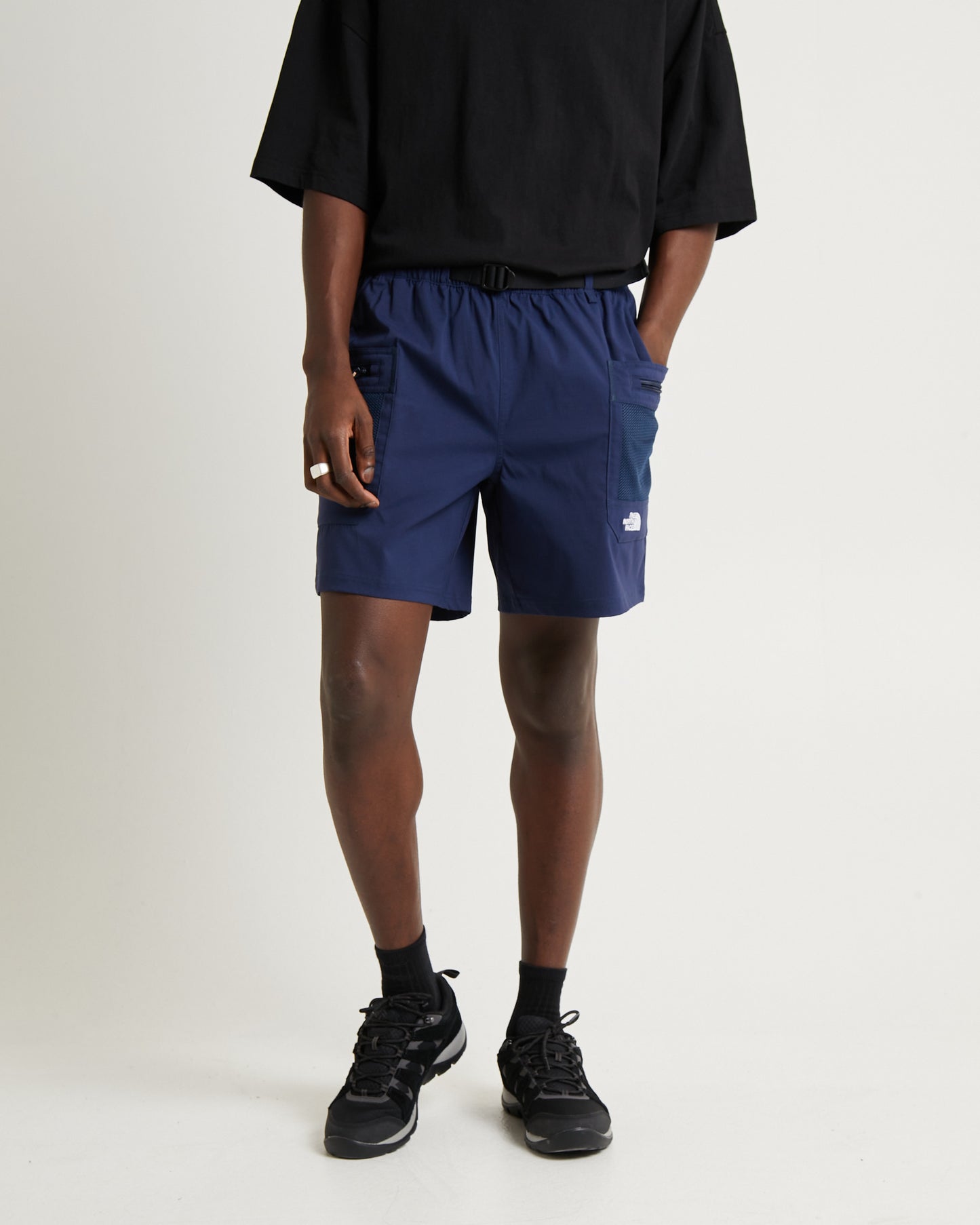 Class V Pathfinder Shorts Gravel Navy
