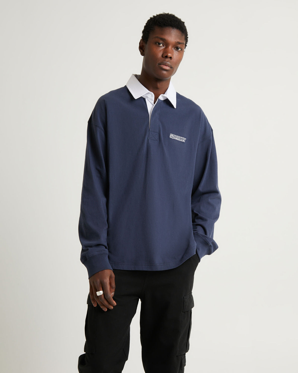 1992 Long Sleeve Polo Navy NAVY
