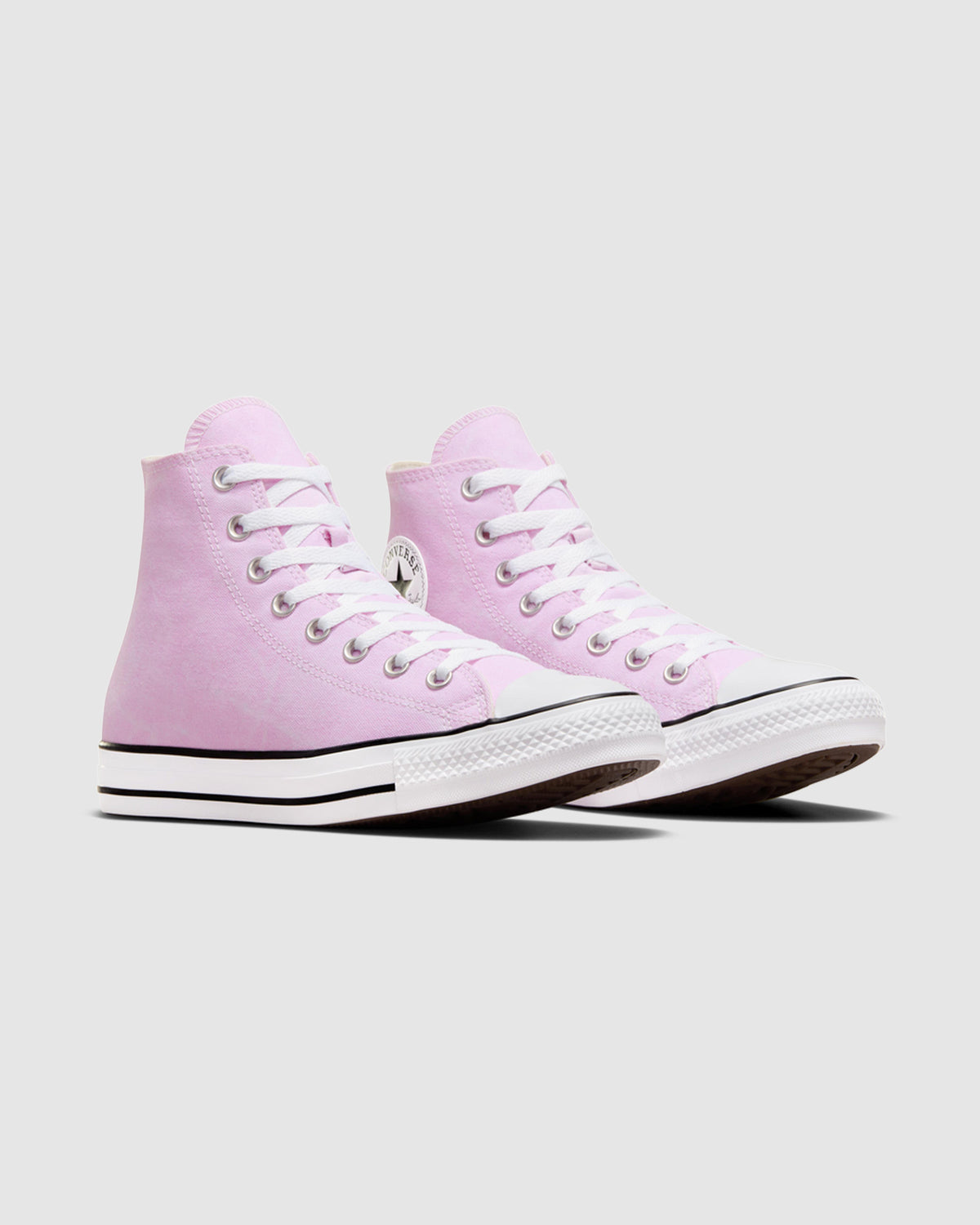 Chuck Taylor All Star Washed Canvas Hi-Top Shoes Stardust Lilac STARDUST