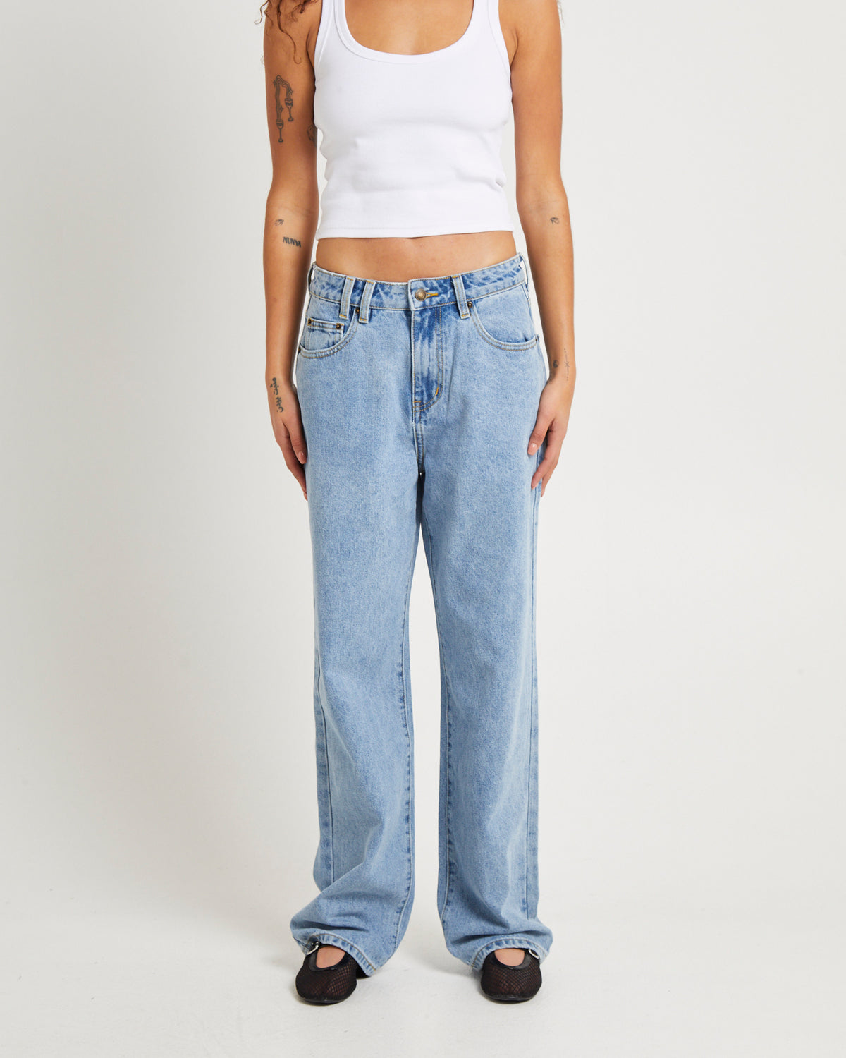 Bobby Baggy Dad Denim Jeans ISLAND BLUE