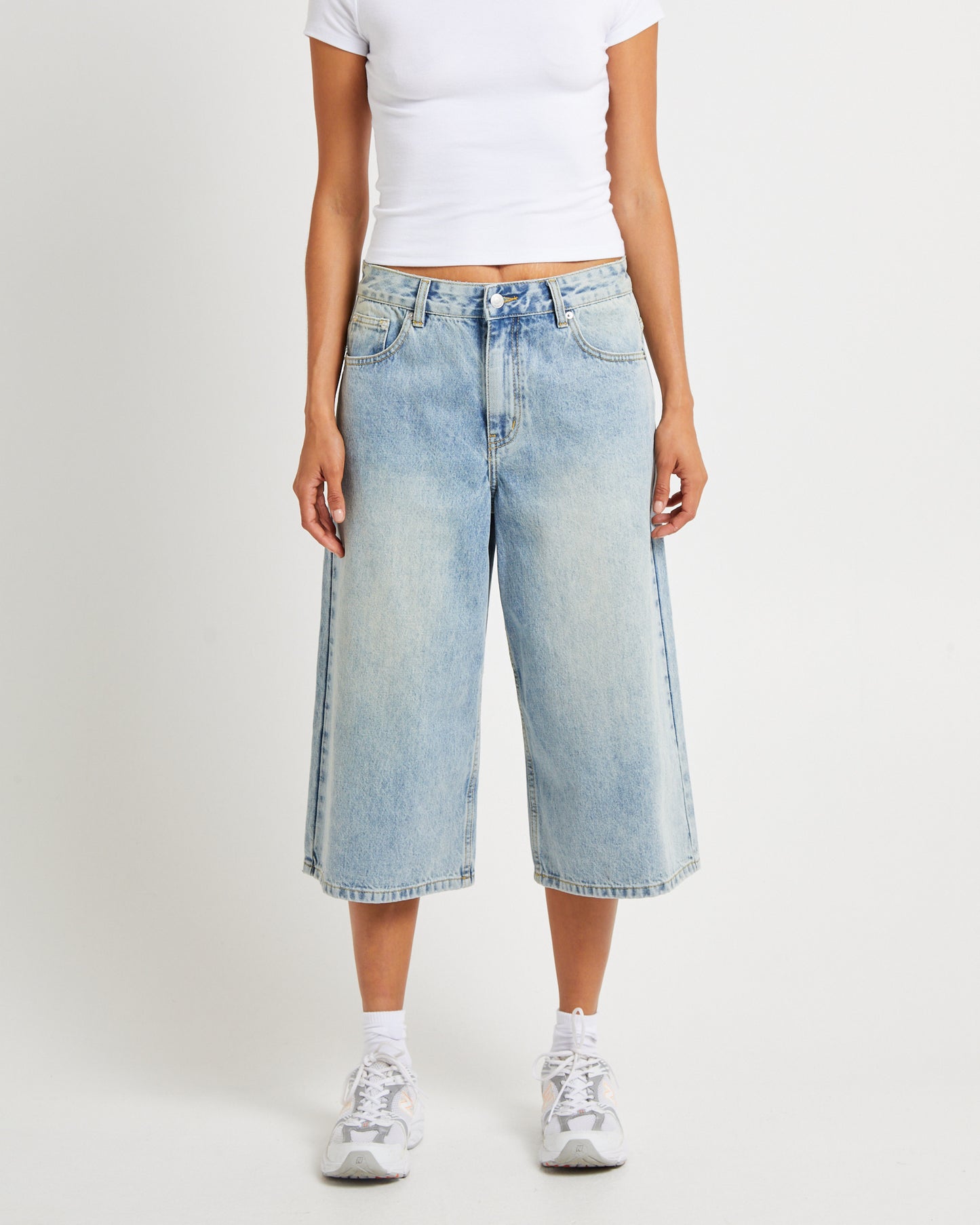Bobby Crop Denim Jorts
