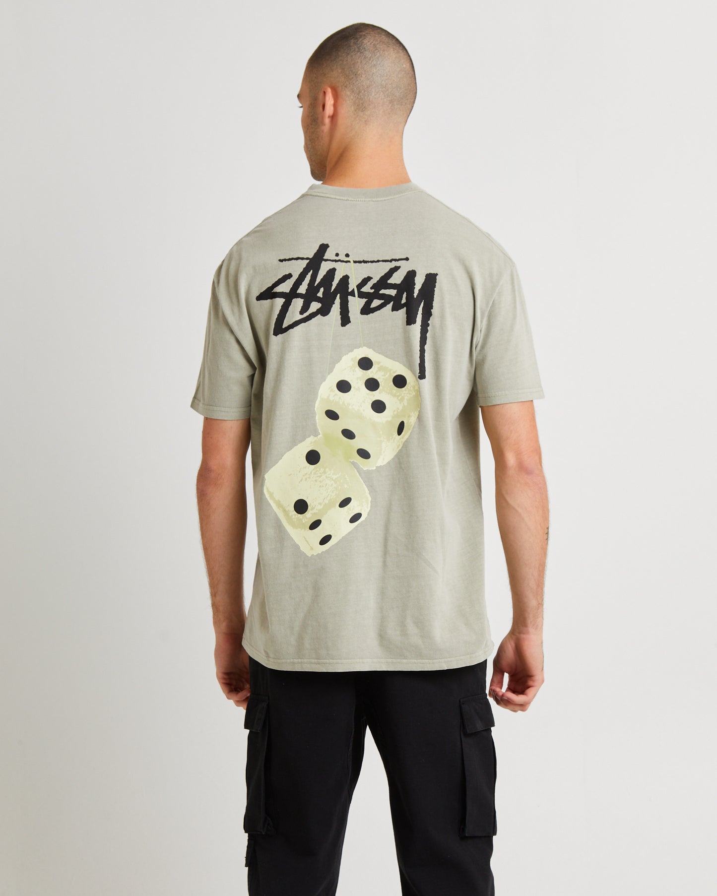 Fuzzy Dice Short Sleeve T-Shirt Olive