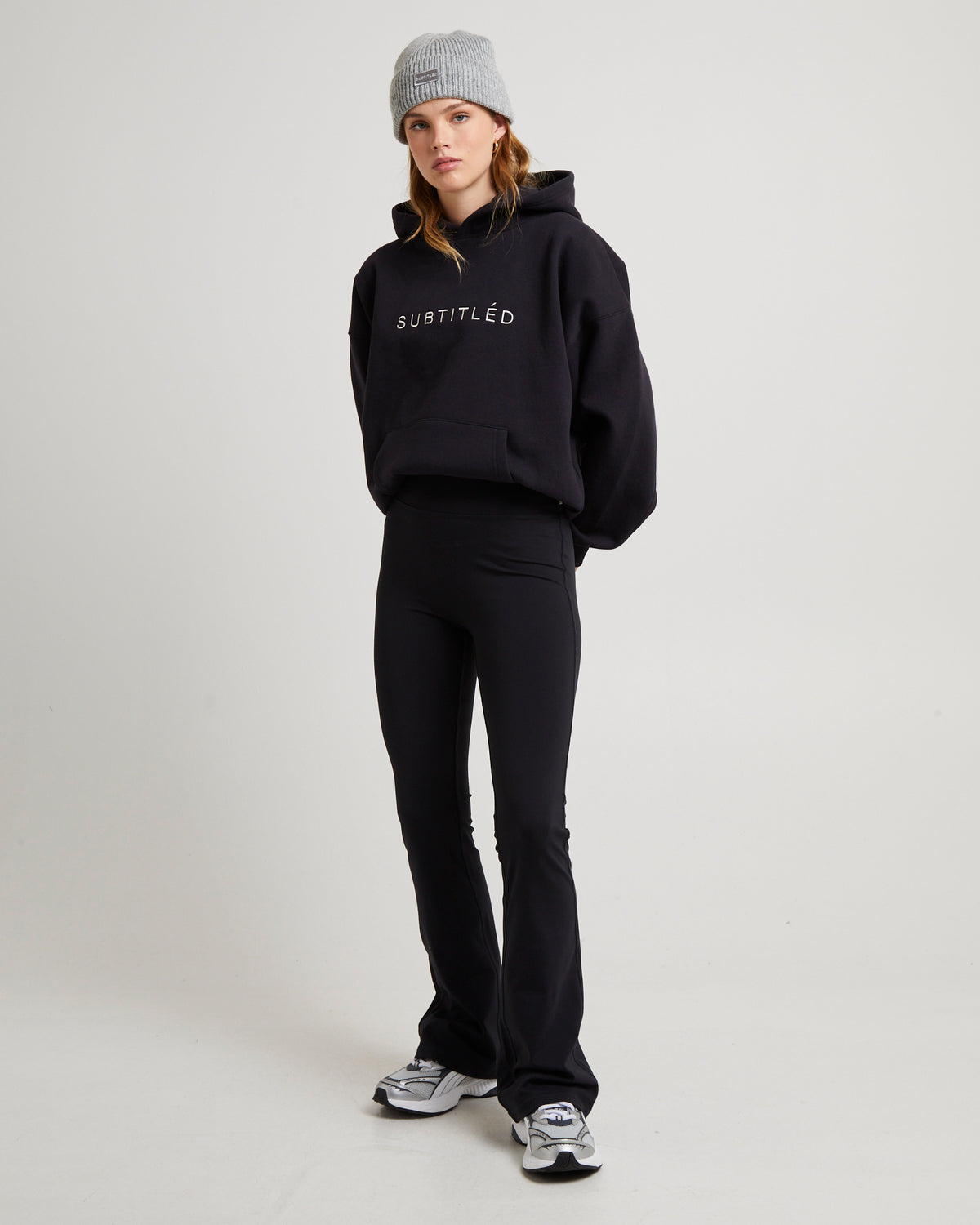 State Oversized Hoodie ALMOST BLACK