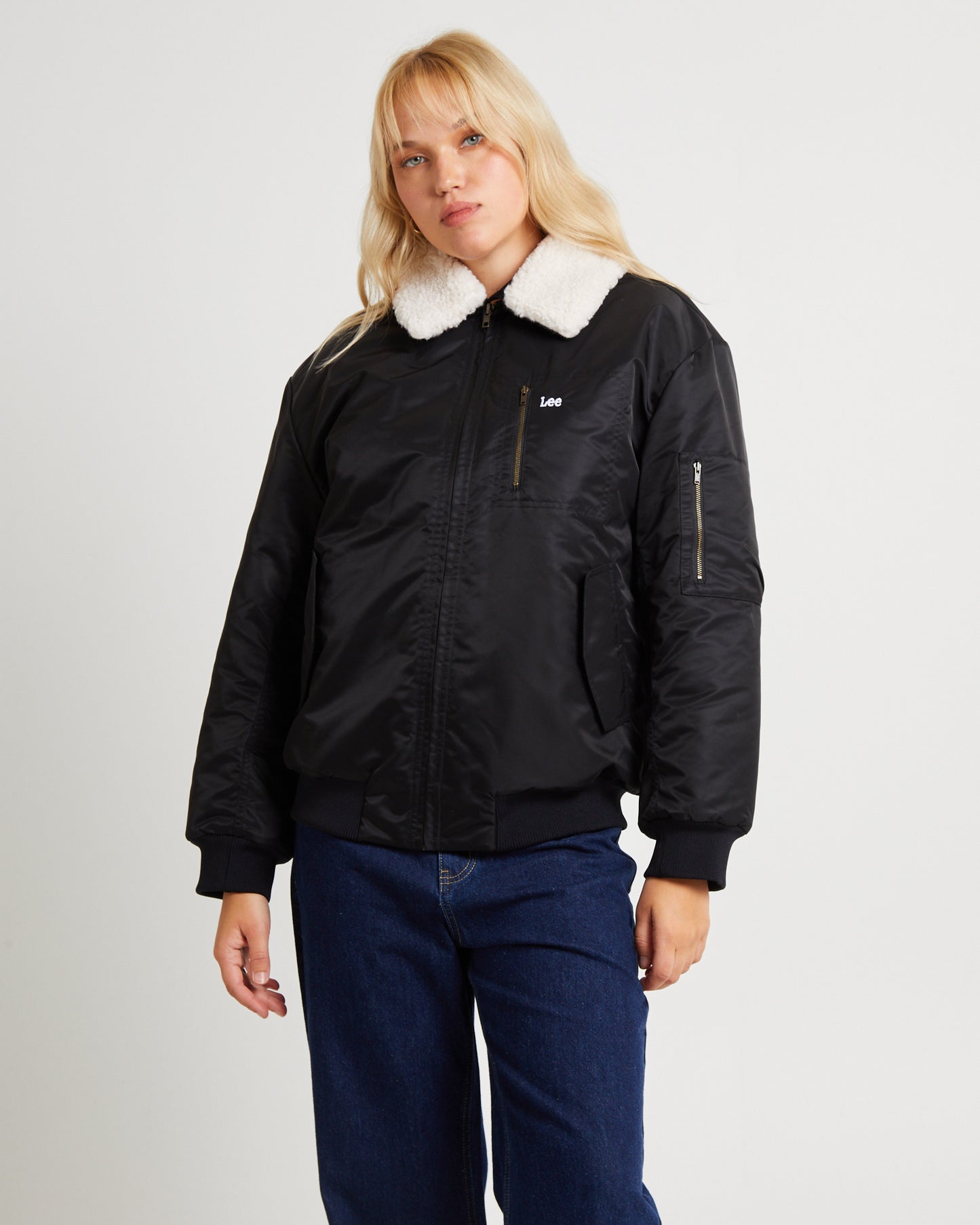 Angelina Bomber Jacket Black