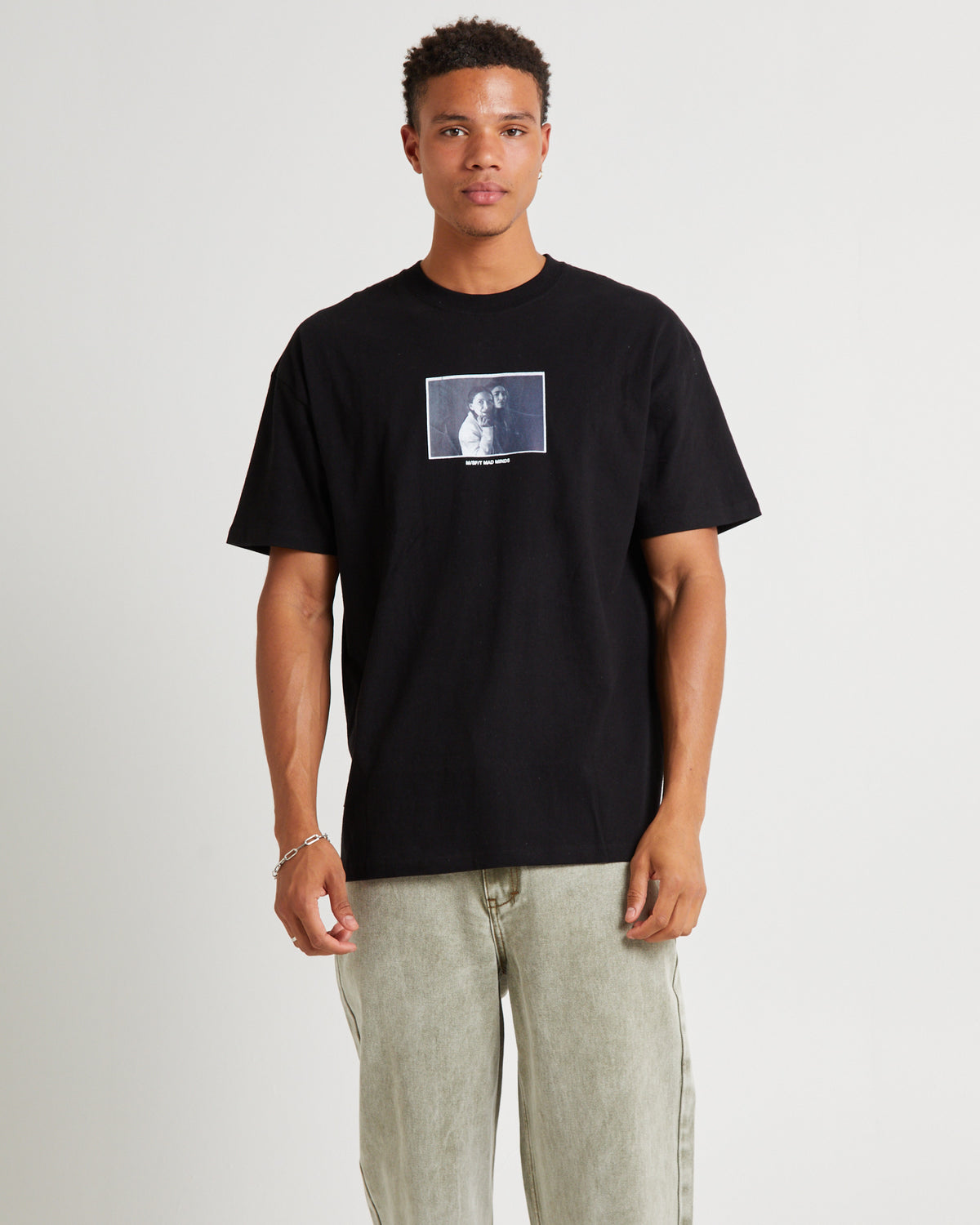 Brat Short Sleeve T-Shirt Washed Black WASHED BLACK