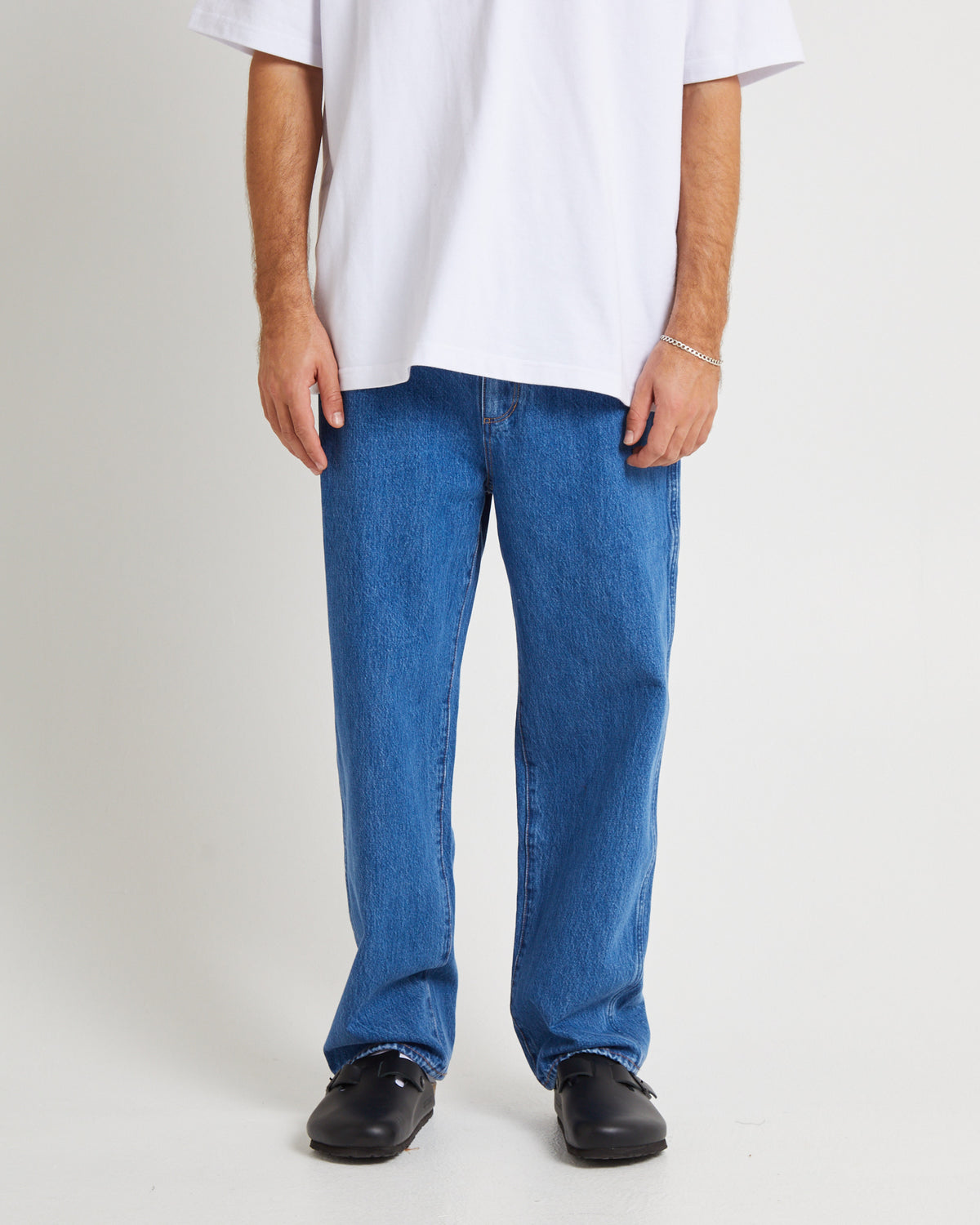 Slacker Denim Jeans Lush LUSH BLUE
