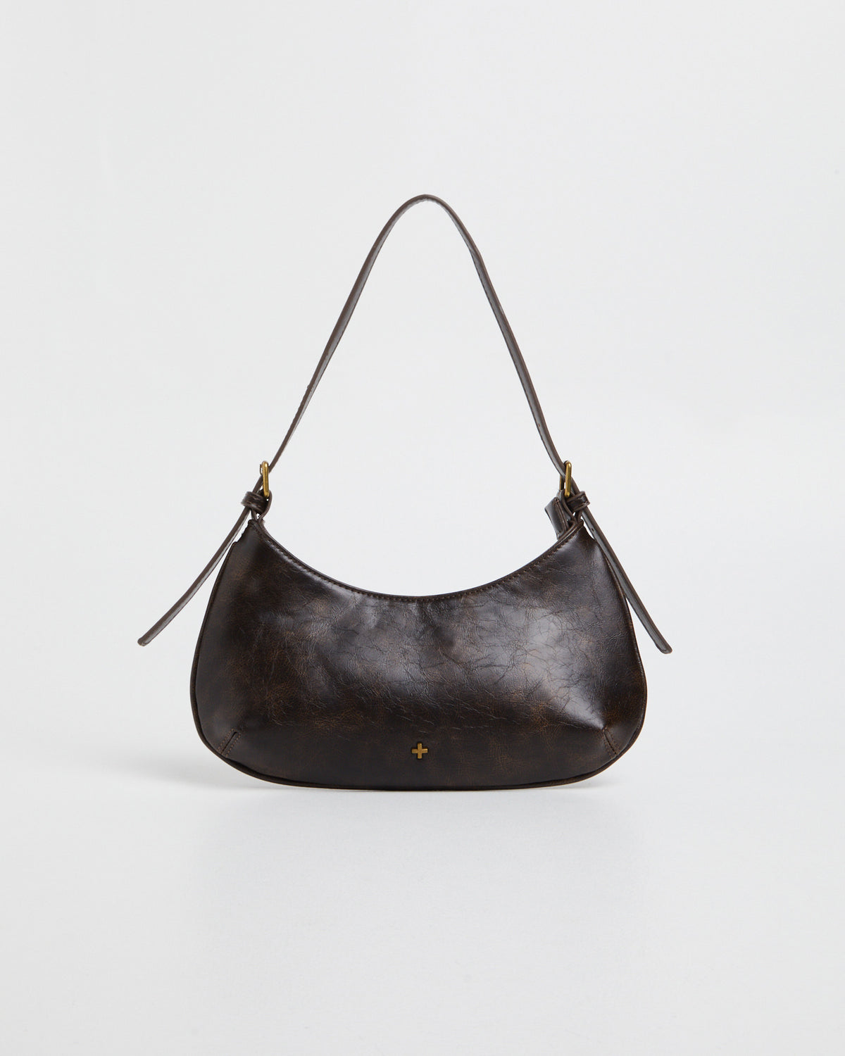 Cari Shoulder Bag Chocolate Distressed CHOCDISPU PJ