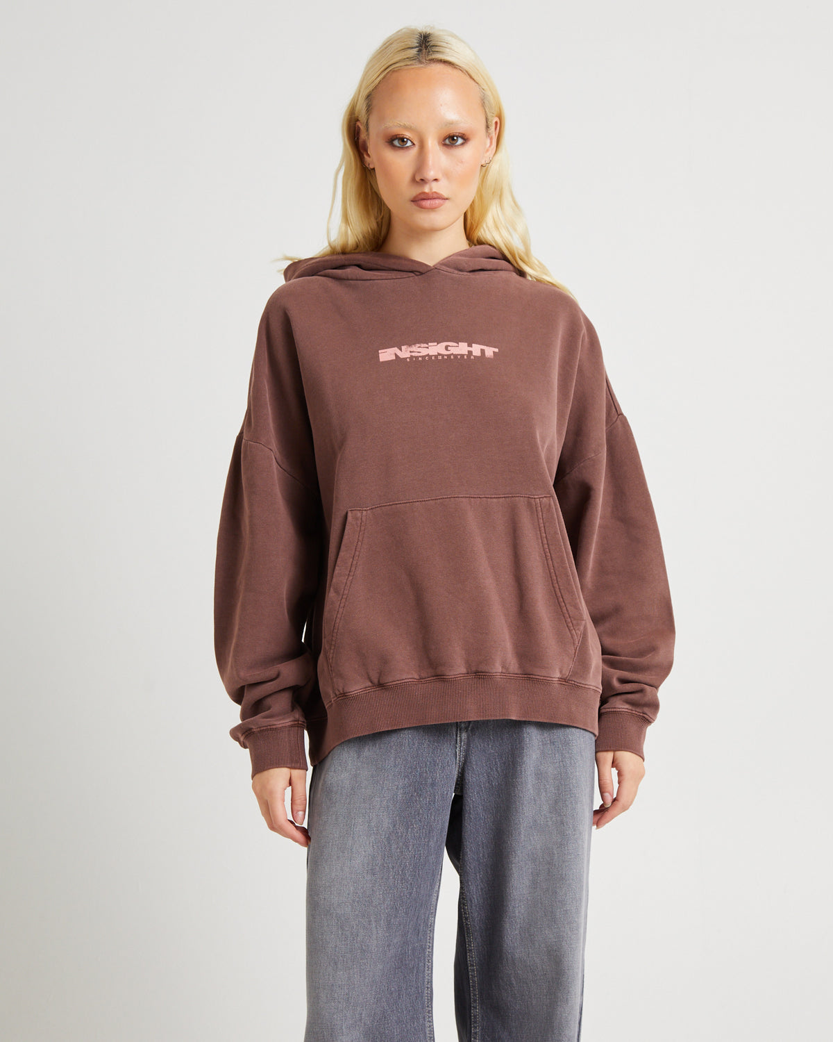 Establish Boyfriend Hoodie SEPIA