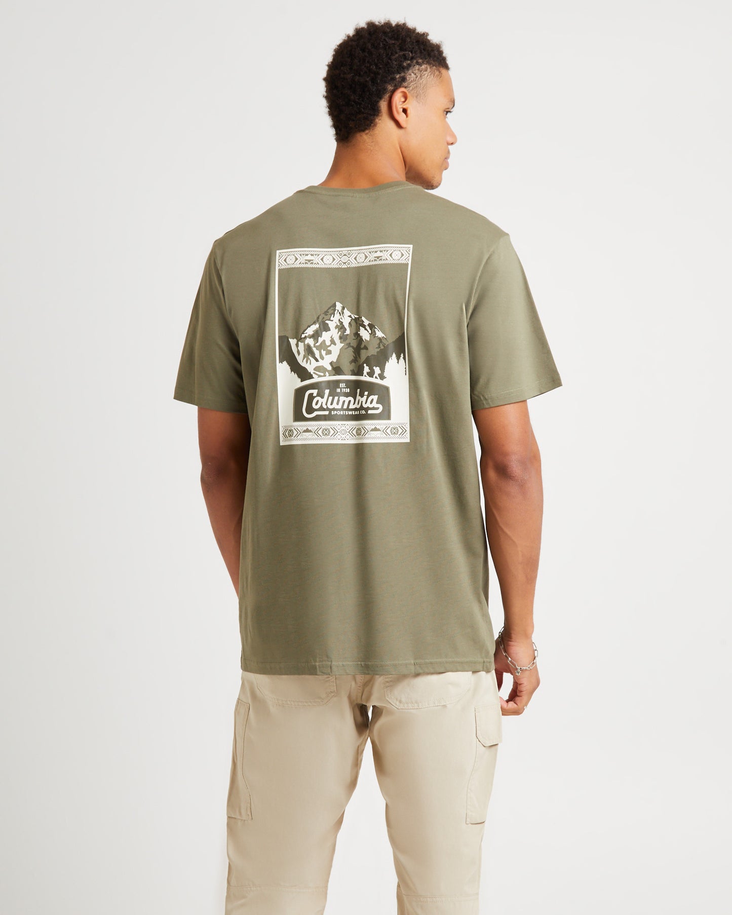 CSC Seasonal Logo T-Shirt Stone Green