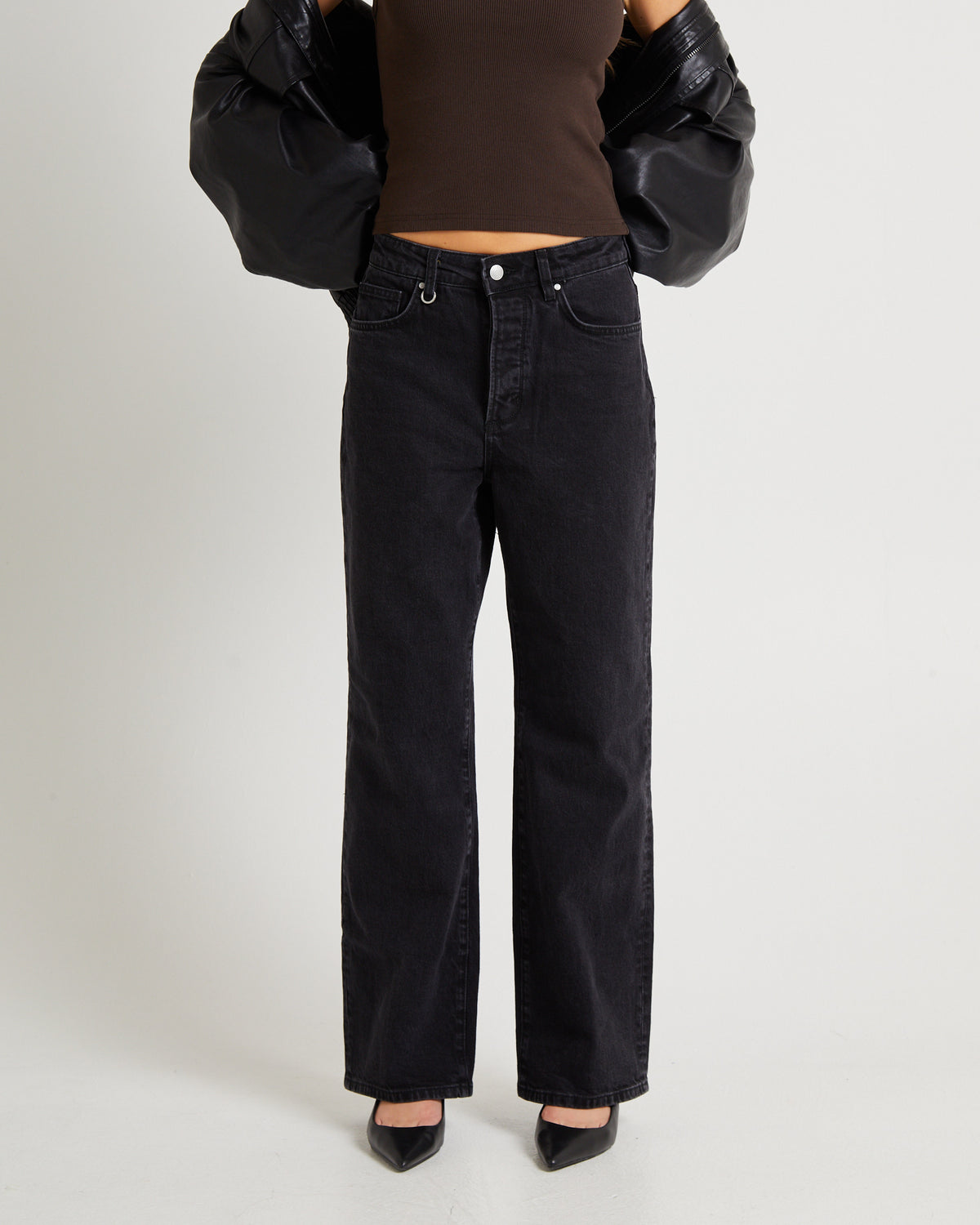Coco Relaxed Jeans FRENCH BLACK