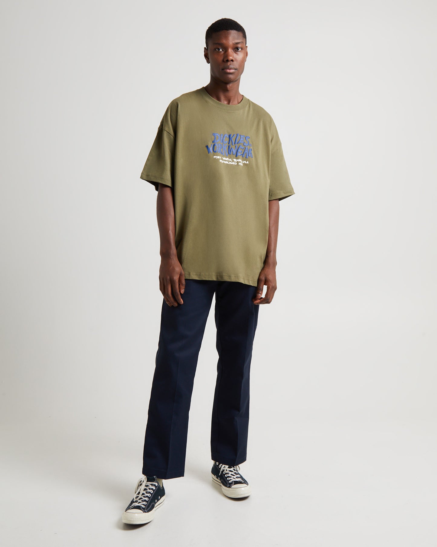 Work 330 Short Sleeve T-Shirt Dark Khaki