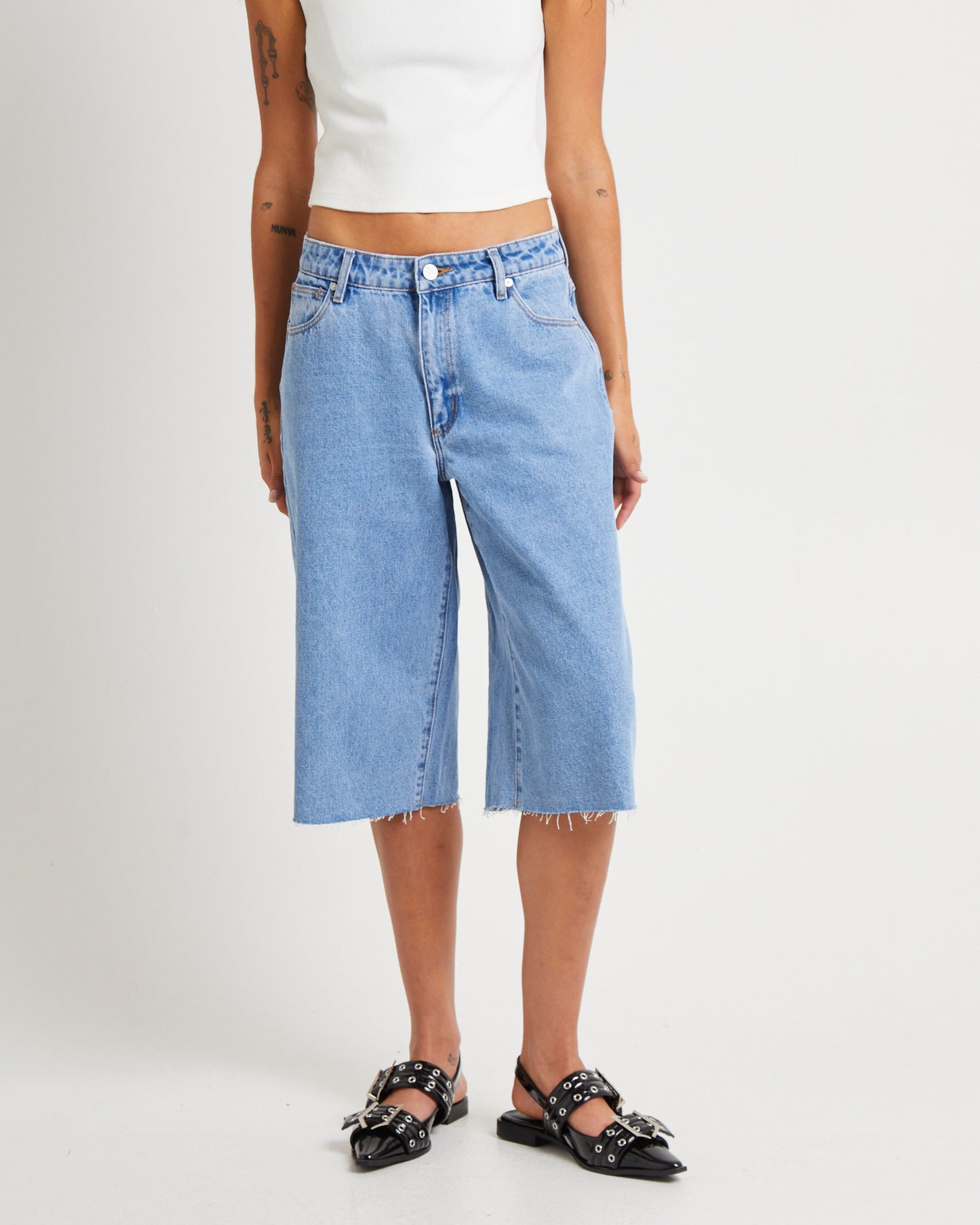 Long Denim Jorts Gigi