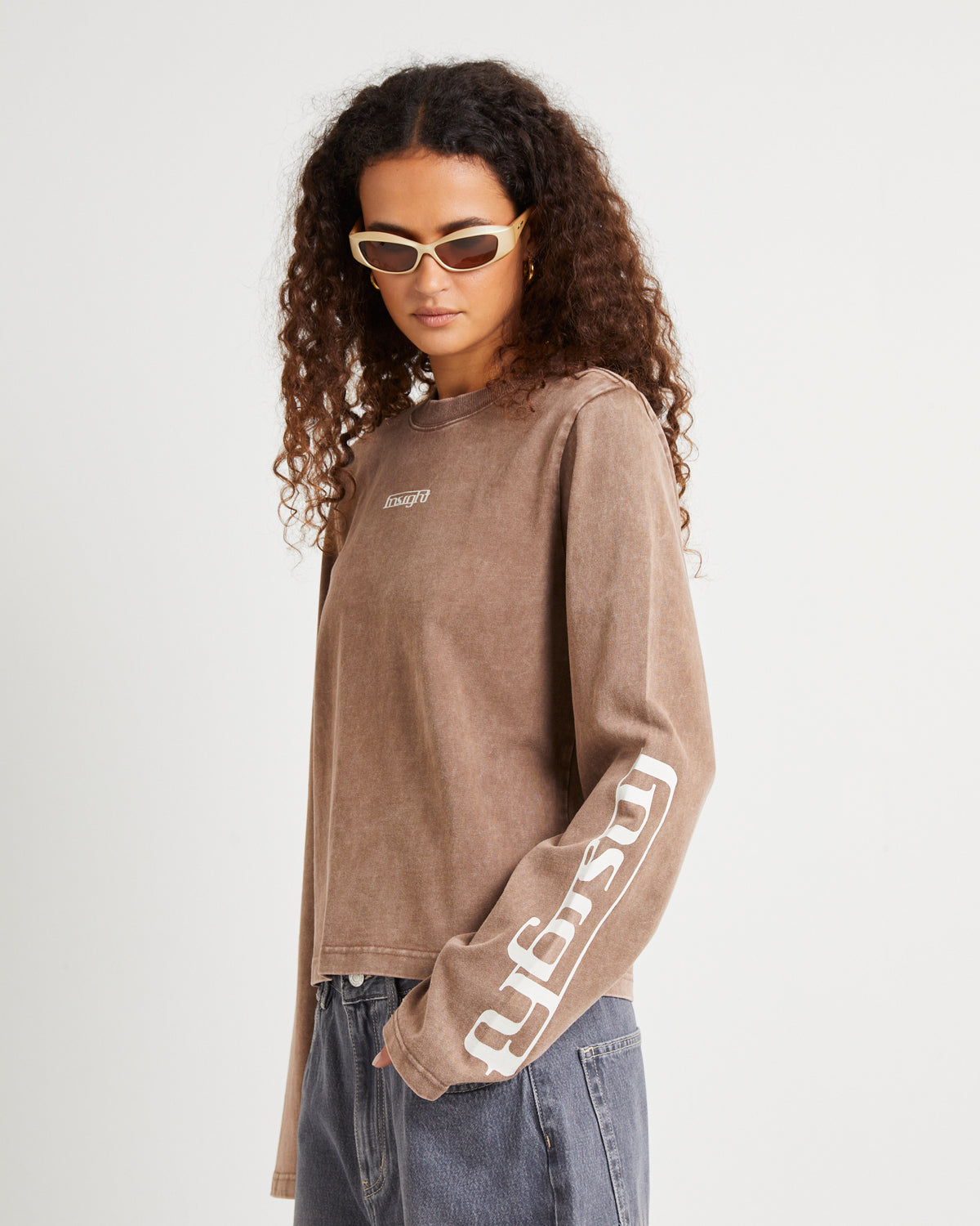 Admission Long Sleeve T-Shirt ACID BROWN