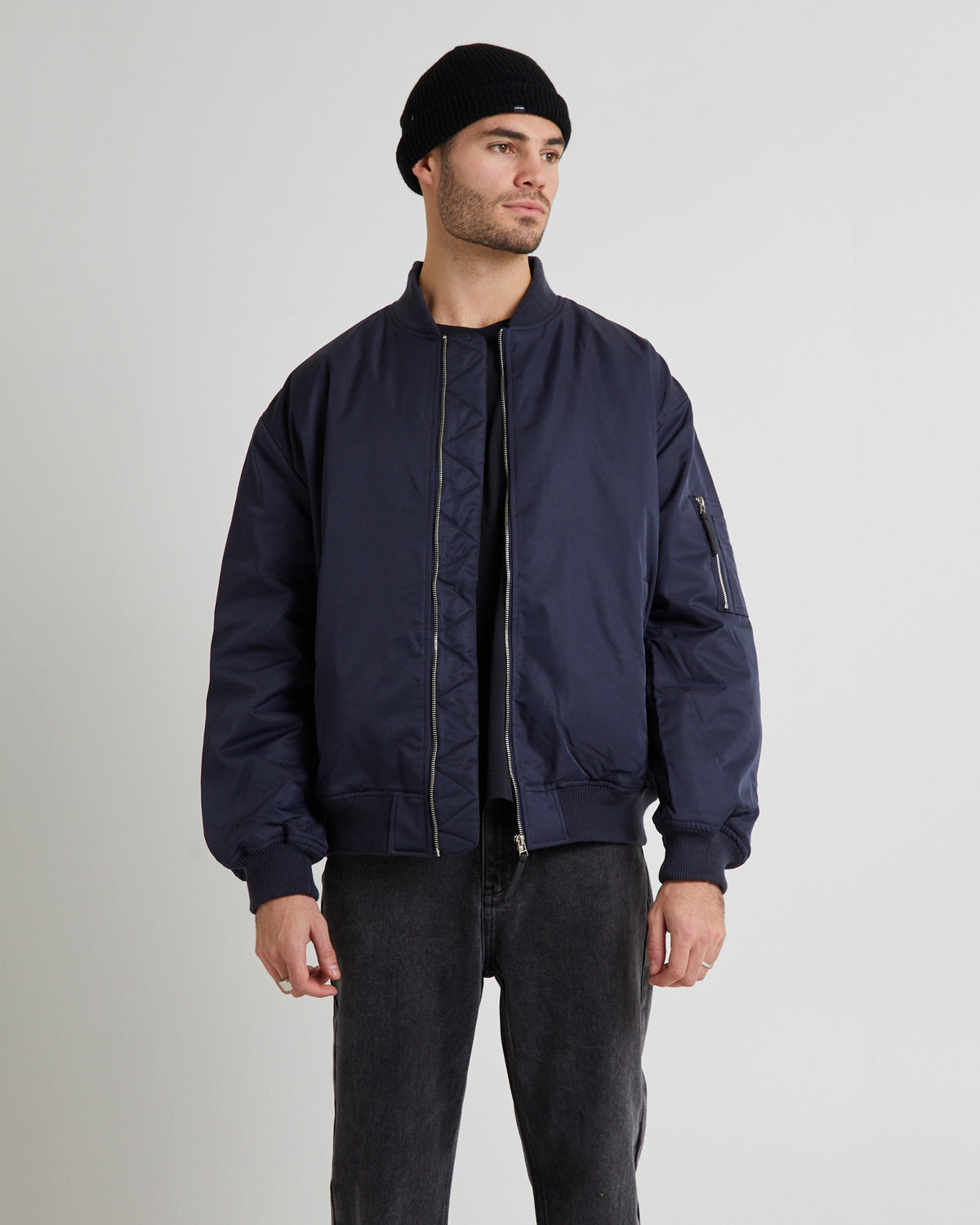 Anohni Bomber Jacket STEEL